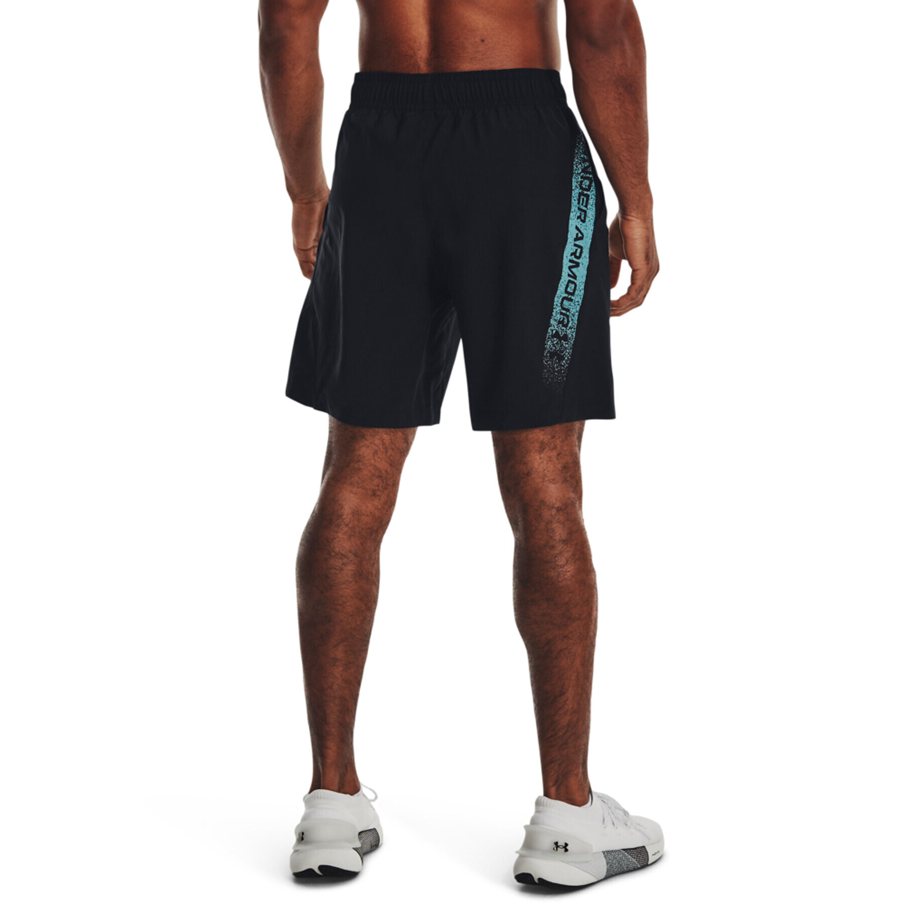 Under Armour Pantaloni scurți sport UA Woven Graphic Shorts 1370388 Negru Regular Fit - Pled.ro