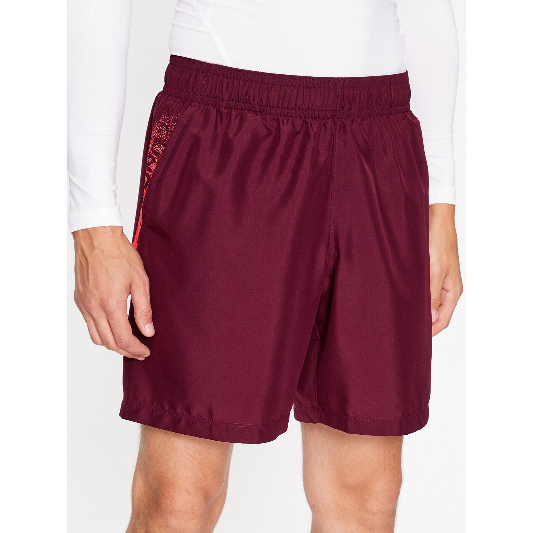 Under Armour Pantaloni scurți sport Ua Woven Graphic Shorts 1370388 Vișiniu Loose Fit - Pled.ro