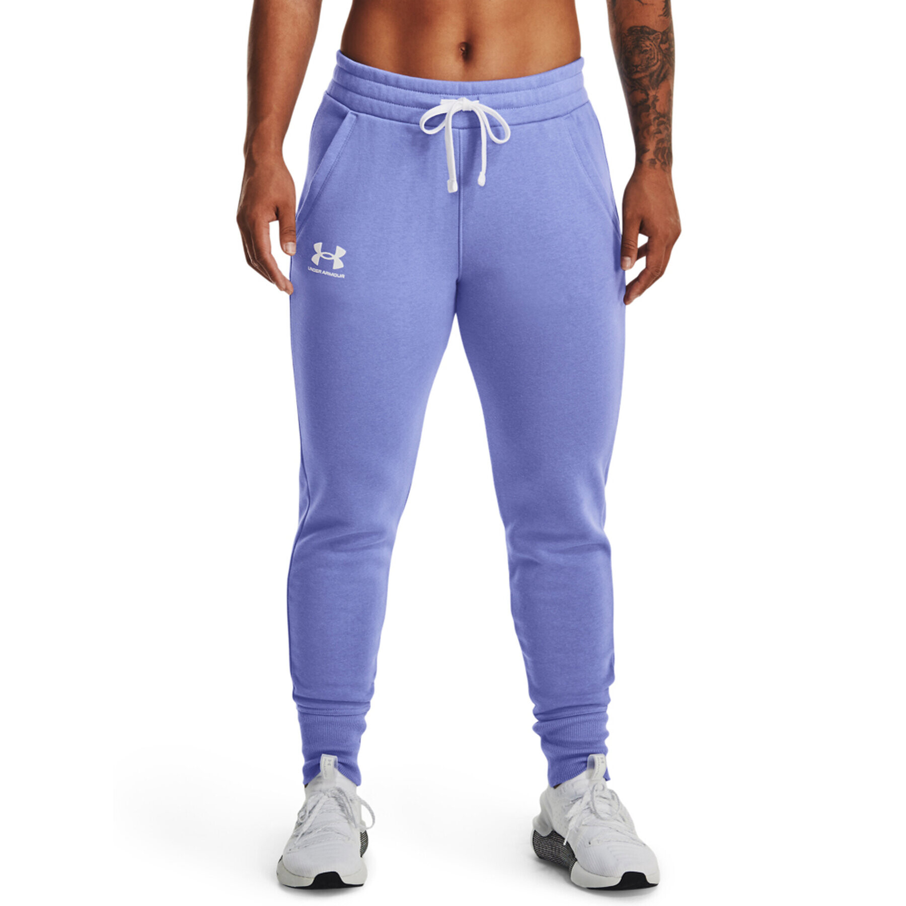 Under Armour Pantaloni trening Rival Fleece Joggers 1356416 Violet Regular Fit - Pled.ro