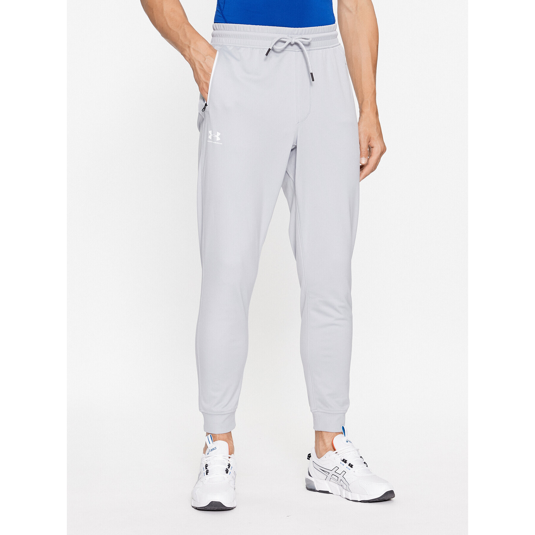 Under Armour Pantaloni trening Sportstyle Tricot Jogger 1290261 Gri Loose Fit - Pled.ro