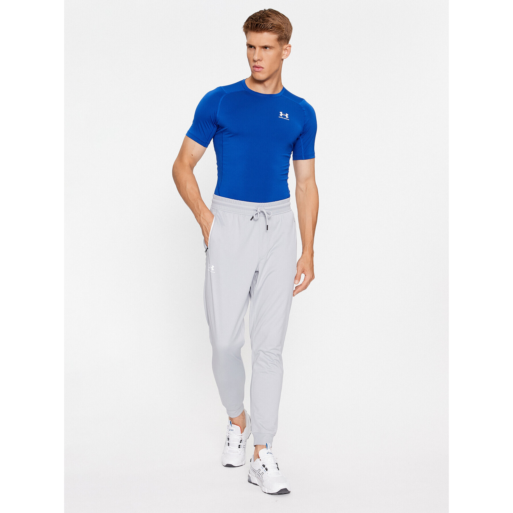 Under Armour Pantaloni trening Sportstyle Tricot Jogger 1290261 Gri Loose Fit - Pled.ro