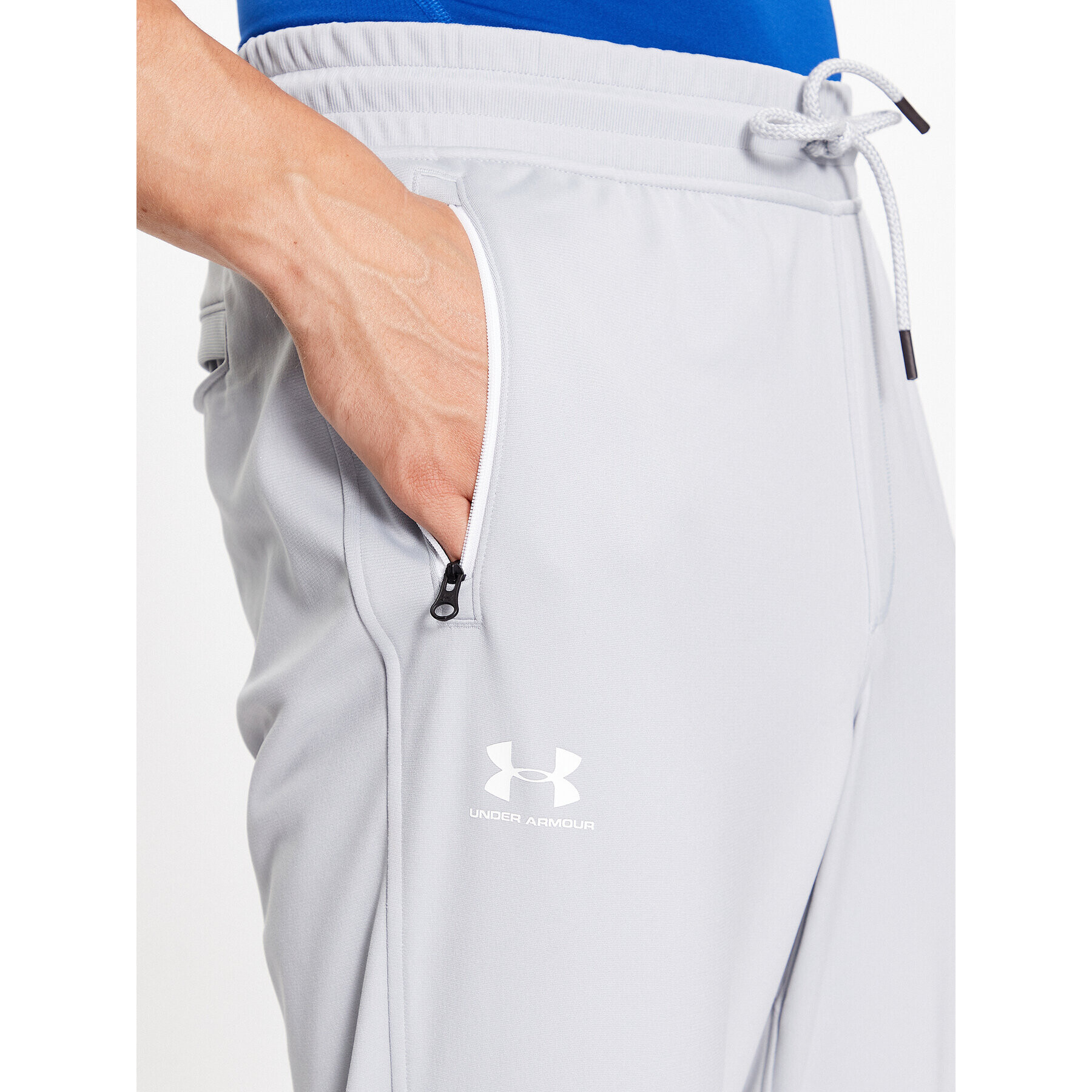 Under Armour Pantaloni trening Sportstyle Tricot Jogger 1290261 Gri Loose Fit - Pled.ro