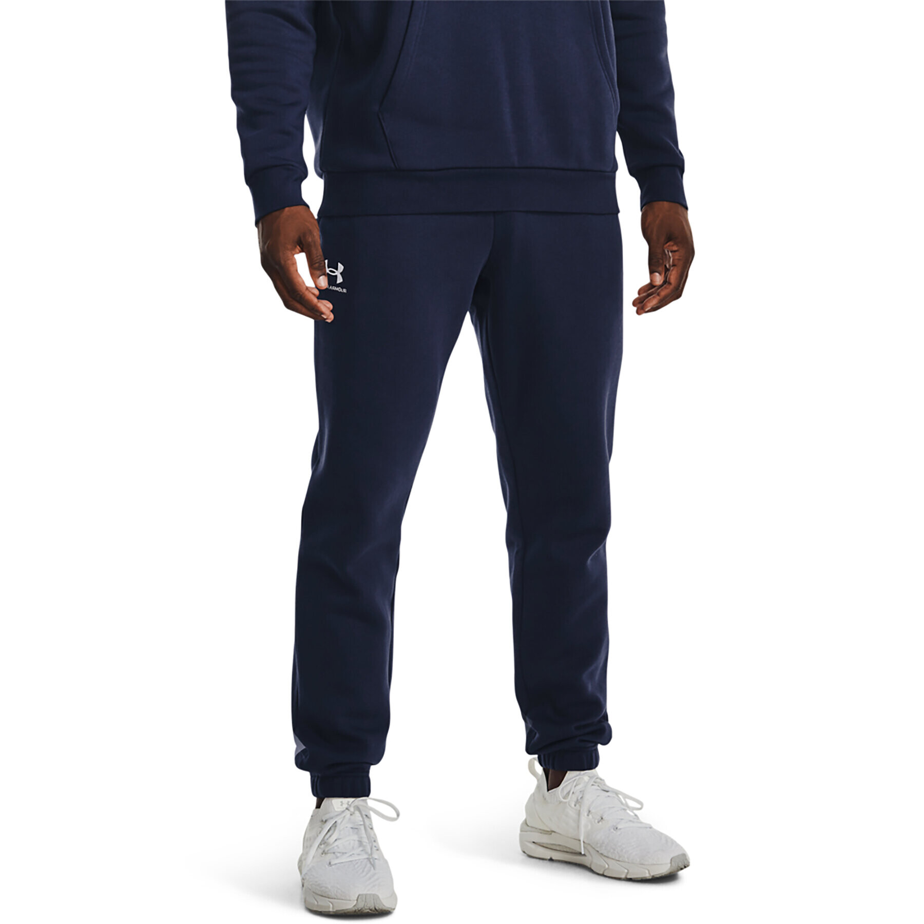 Under Armour Pantaloni trening UA Essential Fleece Jogger 1373882 Bleumarin Regular Fit - Pled.ro