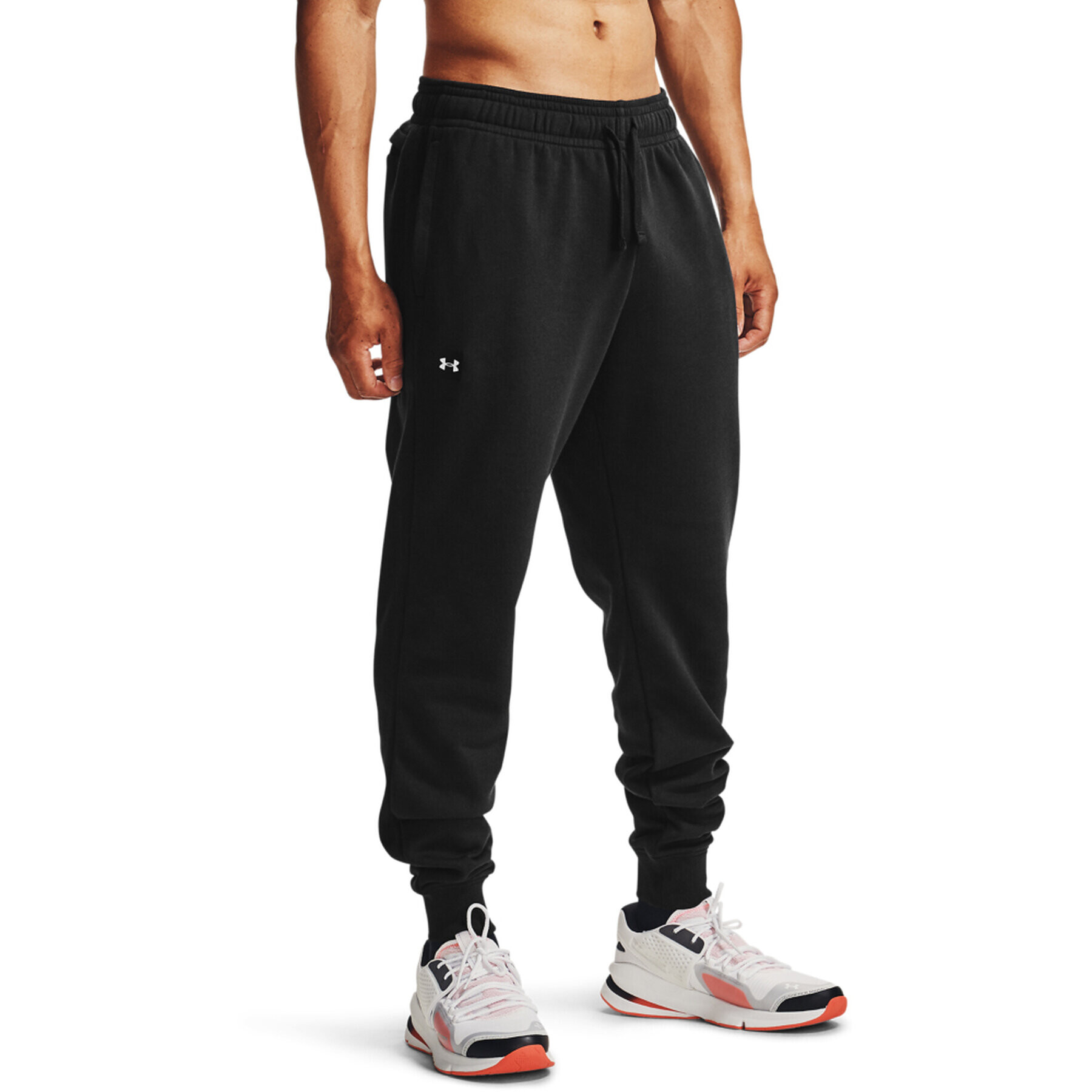 Under Armour Pantaloni trening Ua Rival Fleece 1357128 Negru Loose Fit - Pled.ro