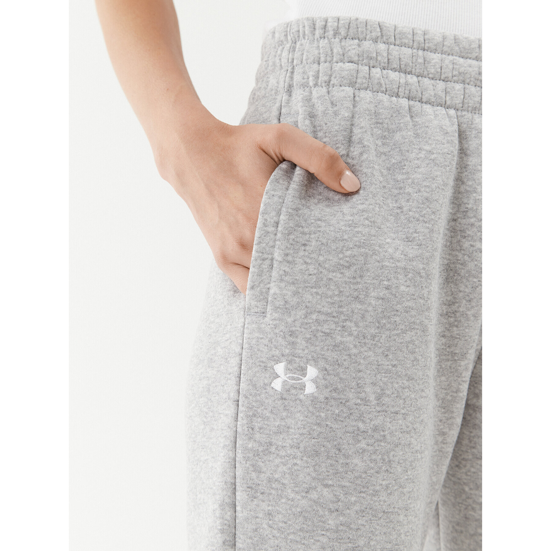 Under Armour Pantaloni trening Ua Rival Fleece Jogger 1379438 Gri Loose Fit - Pled.ro