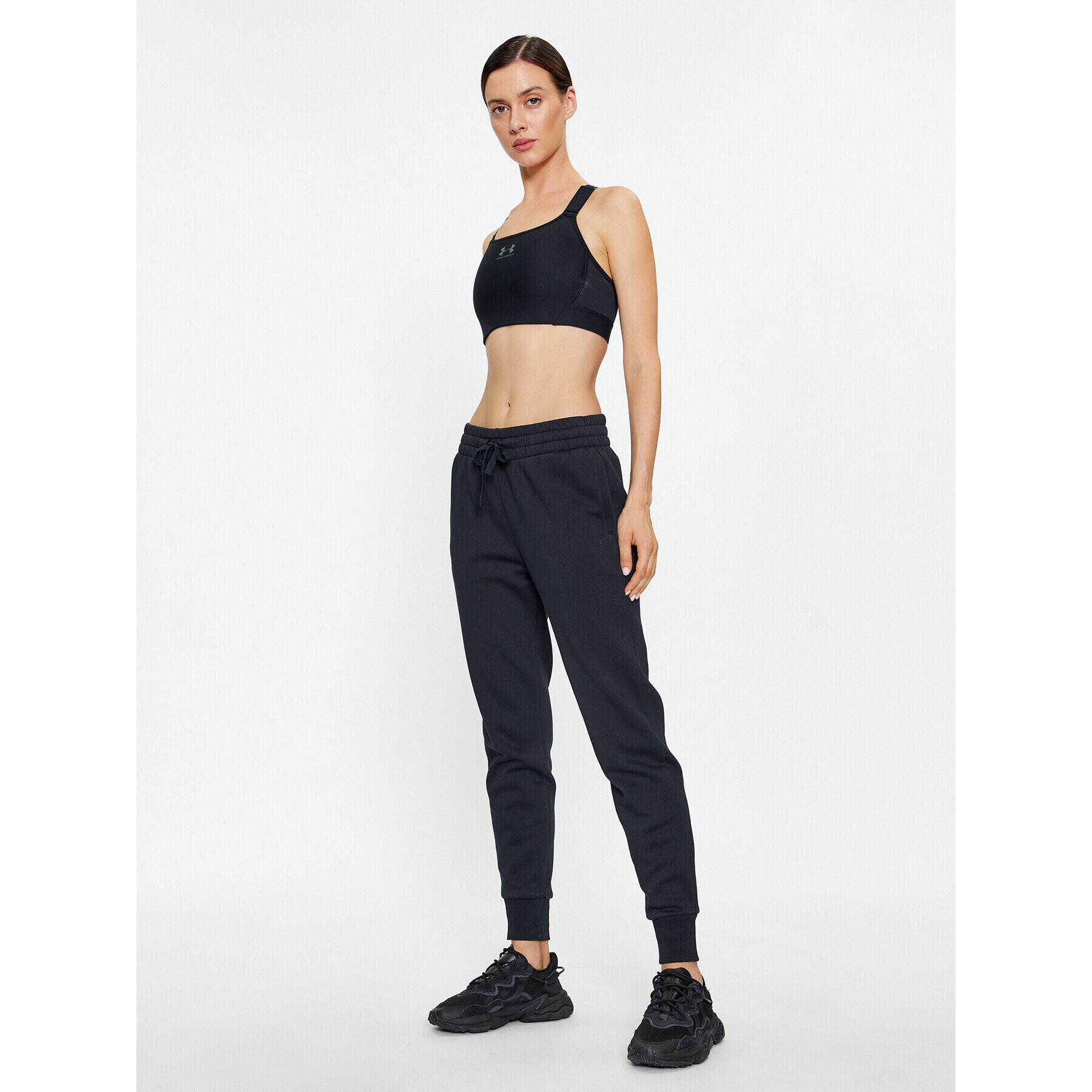 Under Armour Pantaloni trening Ua Rival Fleece Jogger 1379438 Negru Loose Fit - Pled.ro