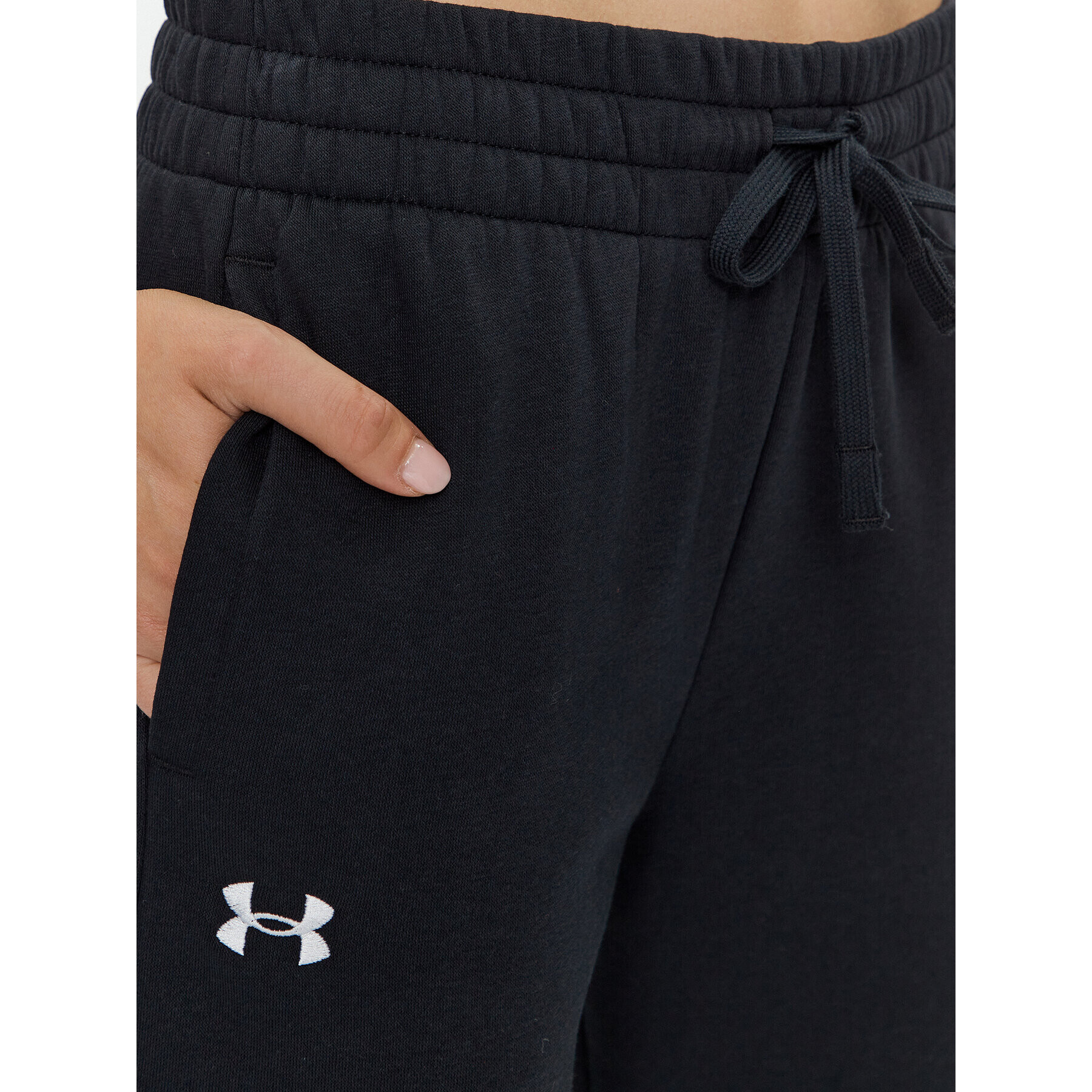 Under Armour Pantaloni trening Ua Rival Fleece Jogger 1379438 Negru Loose Fit - Pled.ro