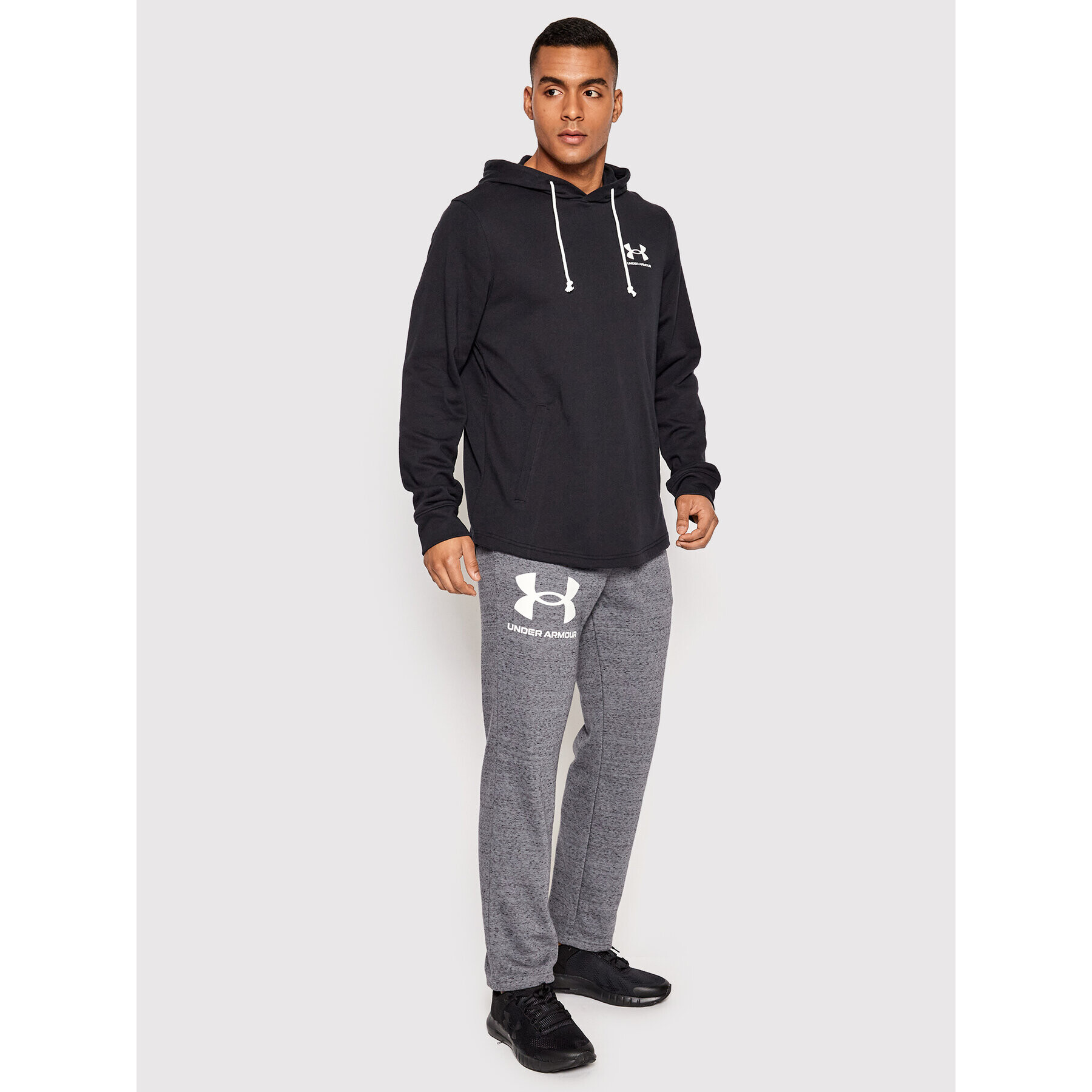 Under Armour Pantaloni trening Ua Rival Terry 1361644 Gri Fitted Fit - Pled.ro