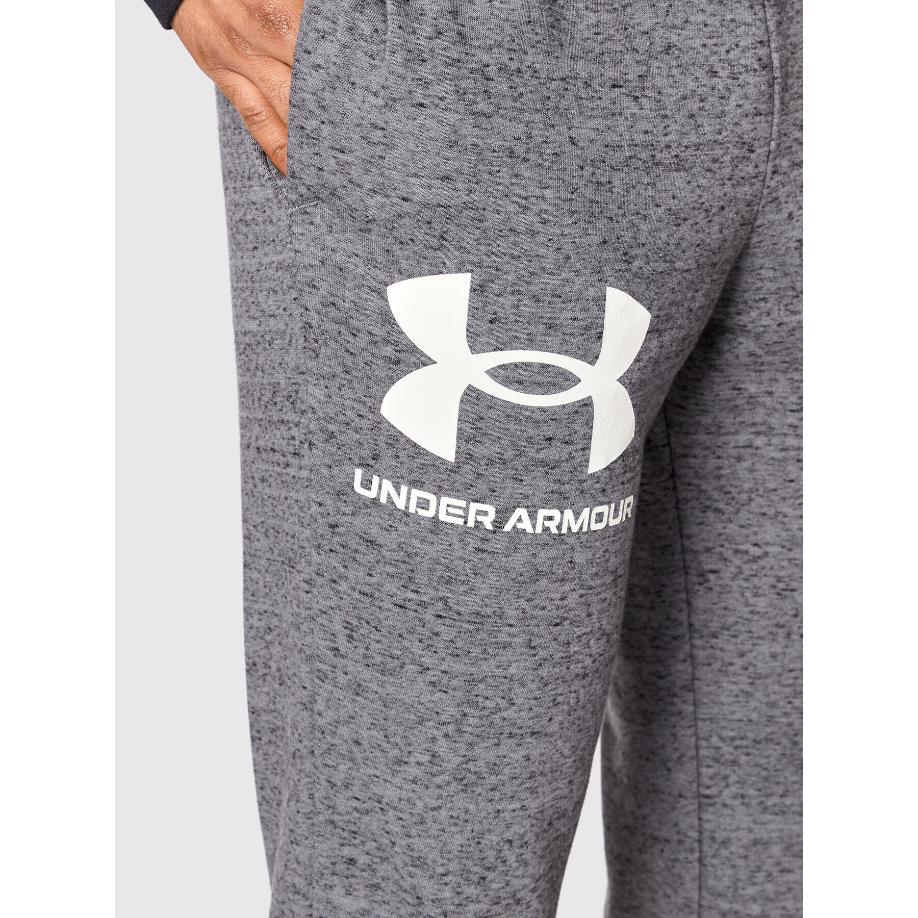 Under Armour Pantaloni trening Ua Rival Terry 1361644 Gri Fitted Fit - Pled.ro