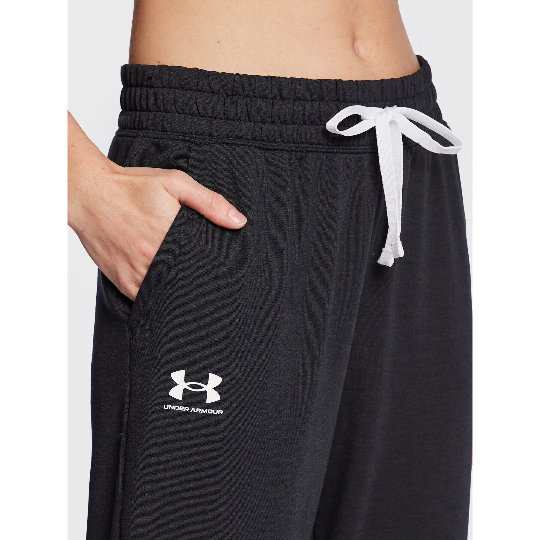 Under Armour Pantaloni trening Ua Rival Terry 1369854 Negru Regular Fit - Pled.ro