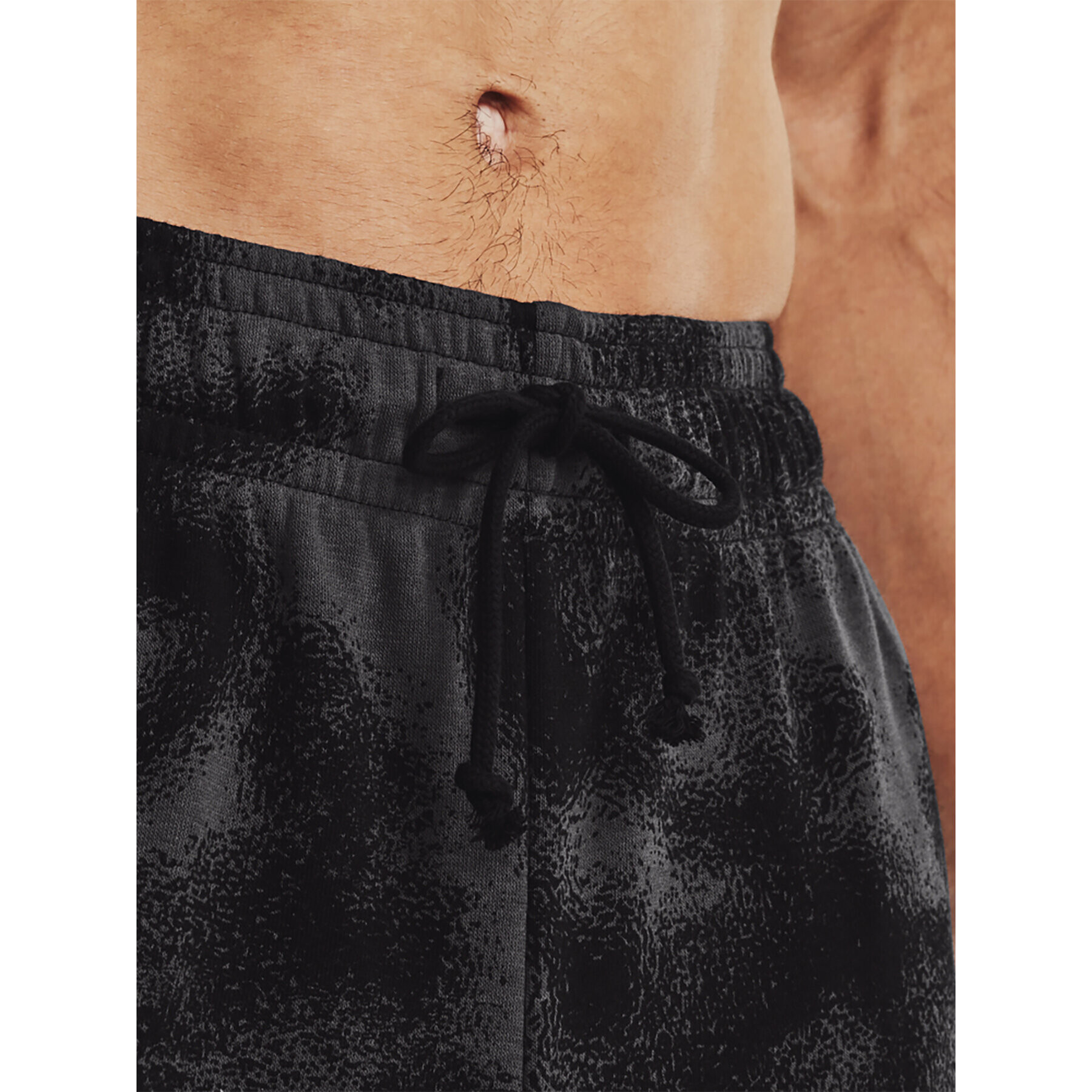 Under Armour Pantaloni trening UA Rival Terry Novelty Jgr 1377593 Negru Regular Fit - Pled.ro