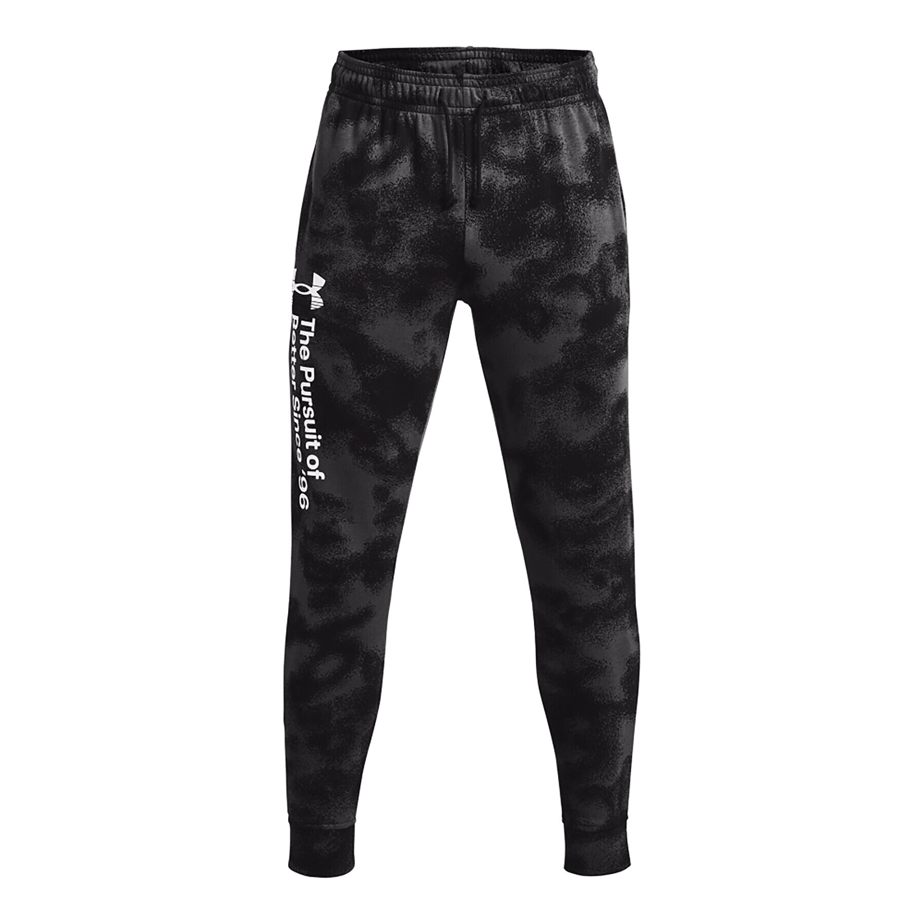 Under Armour Pantaloni trening UA Rival Terry Novelty Jgr 1377593 Negru Regular Fit - Pled.ro