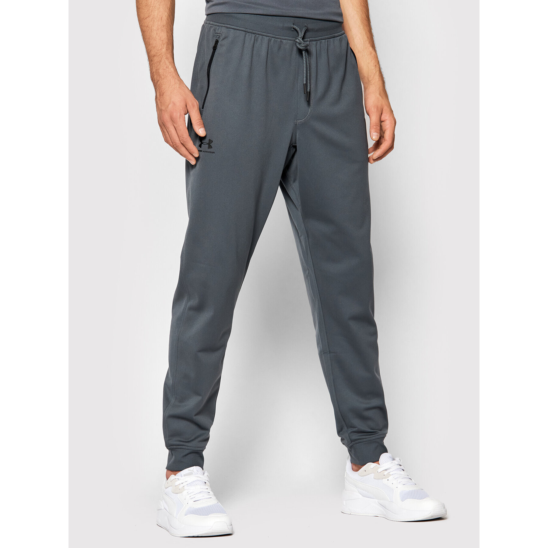 Under Armour Pantaloni trening Ua Sportstyle 1290261 Gri Relaxed Fit - Pled.ro