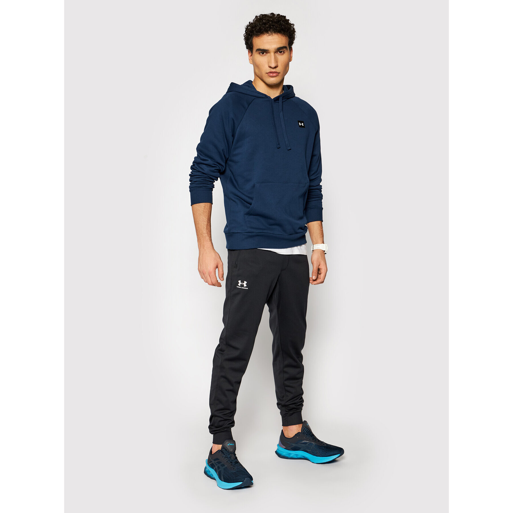 Under Armour Pantaloni trening Ua Sportstyle 1290261 Negru Relaxed Fit - Pled.ro