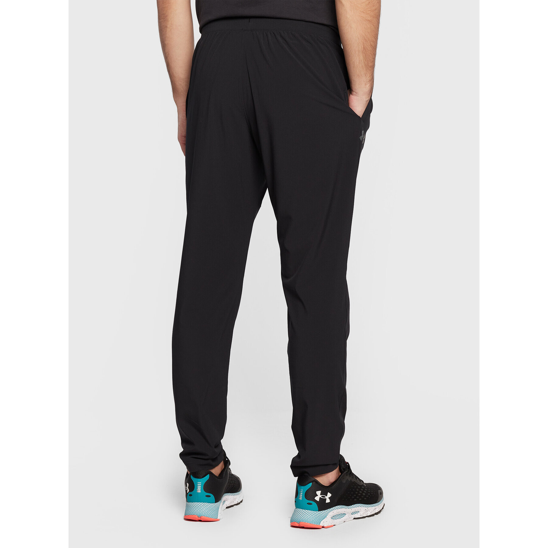 Under Armour Pantaloni trening Ua Stretch 1366215 Negru Regular Fit - Pled.ro