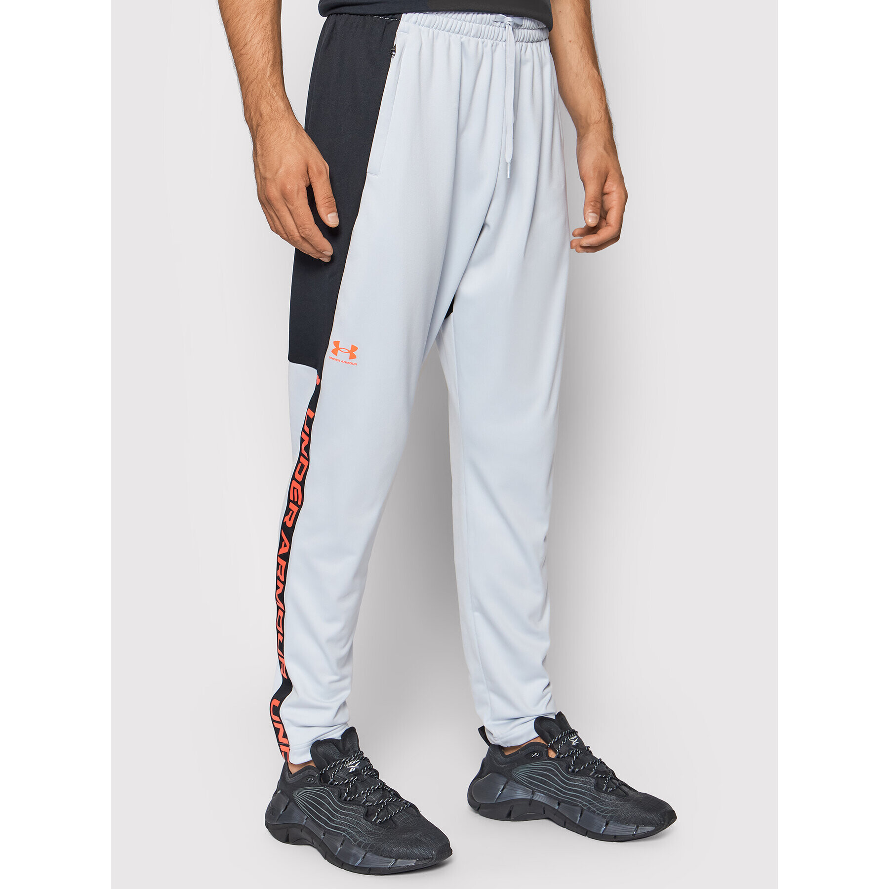 Under Armour Pantaloni trening Ua Tricot Track 1366209 Gri Loose Fit - Pled.ro