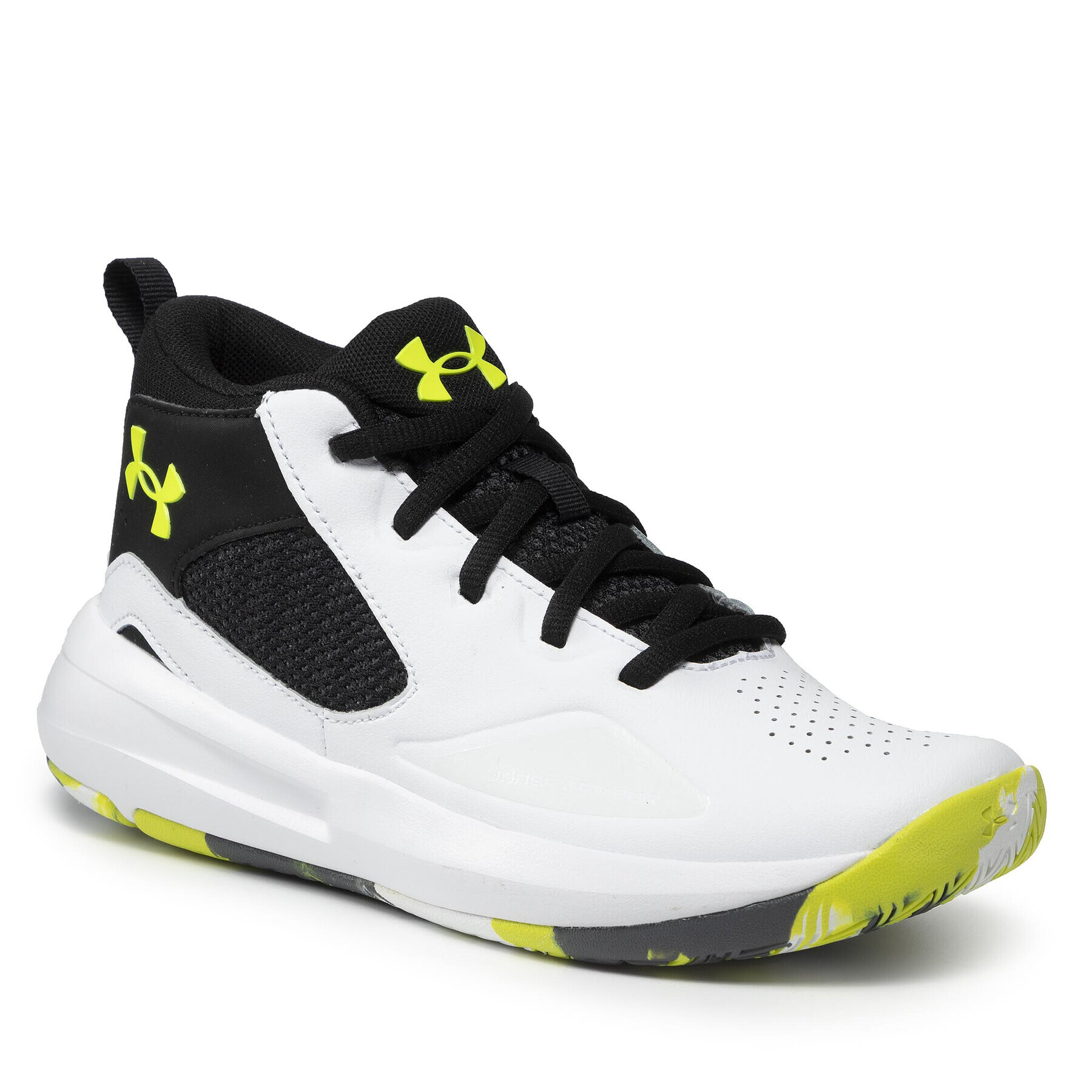 Under Armour Pantofi GS Lockdown 5 3023533-102 Alb - Pled.ro