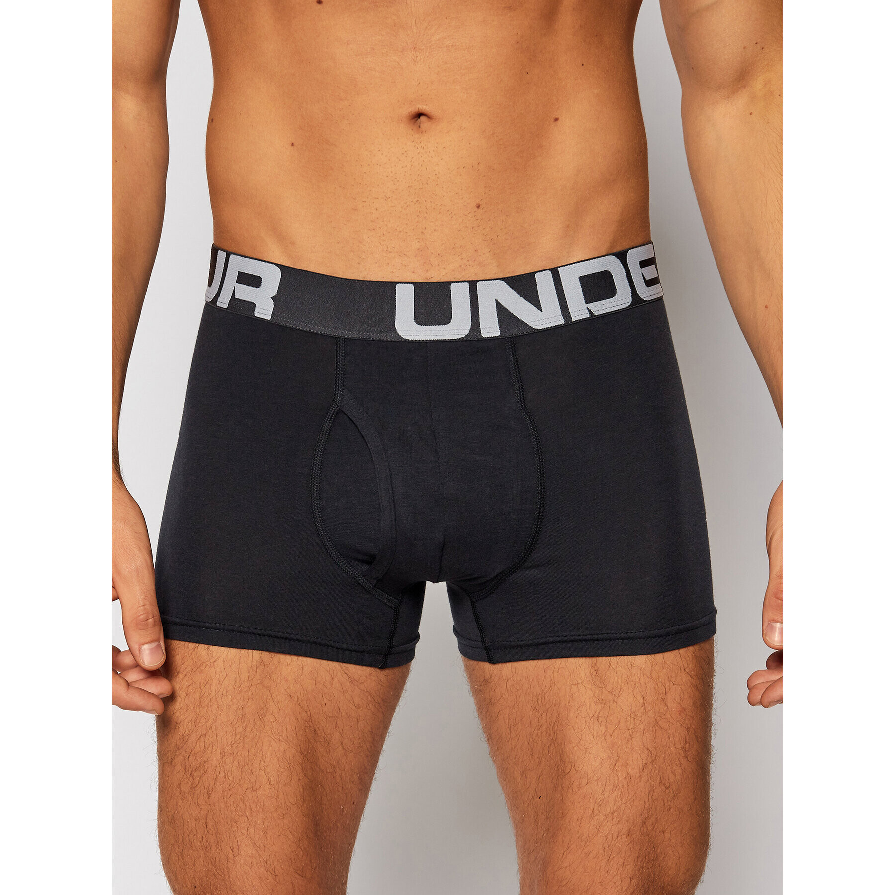 Under Armour Set 3 perechi de boxeri 1327424 Negru - Pled.ro