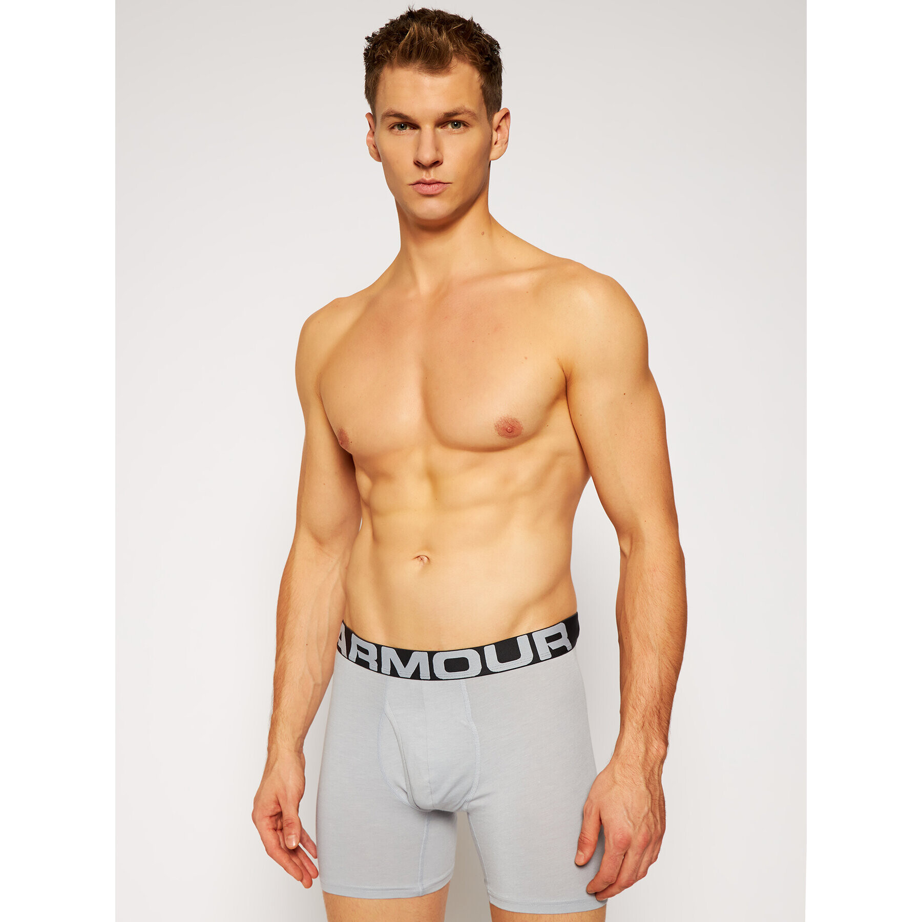 Under Armour Set 3 perechi de boxeri Ua Charged Cotton Boxerjock 1327426 Colorat - Pled.ro