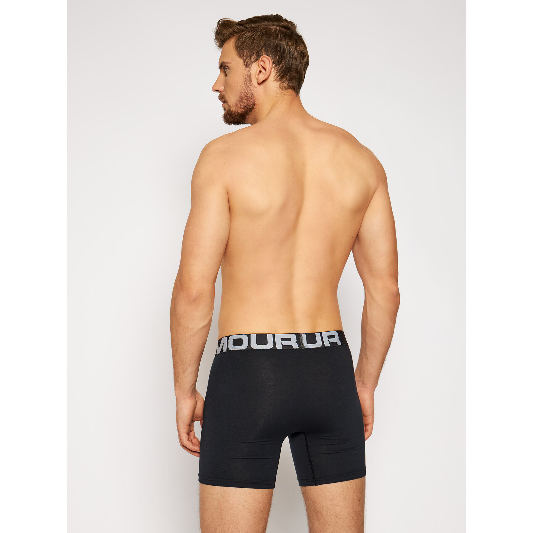 Under Armour Set 3 perechi de boxeri Ua Charged Cotton Boxerjock 1363617 Negru - Pled.ro