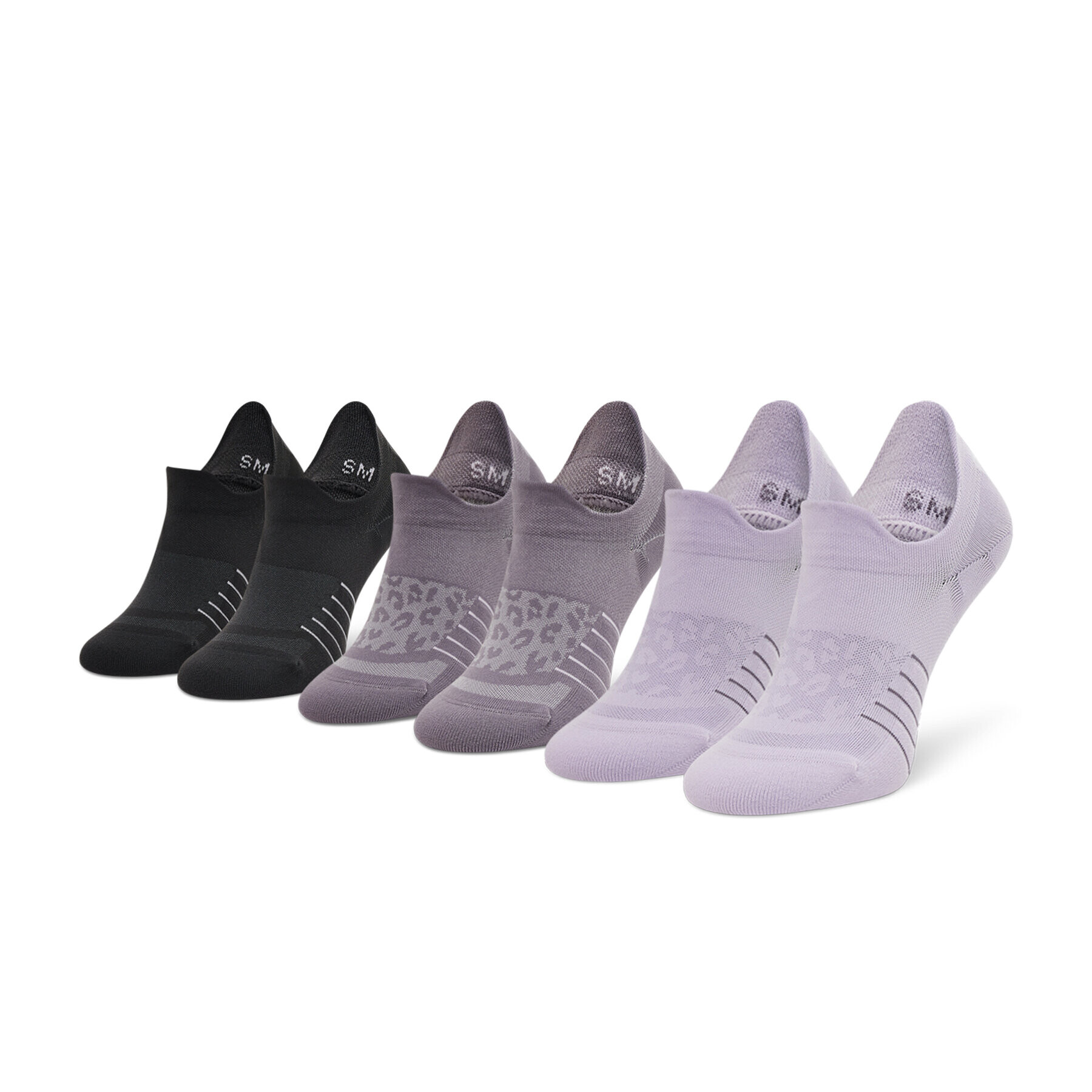 Under Armour Set de 3 perechi de șosete medii de damă Iwd Breathe No Show 1356032515-515 Colorat - Pled.ro