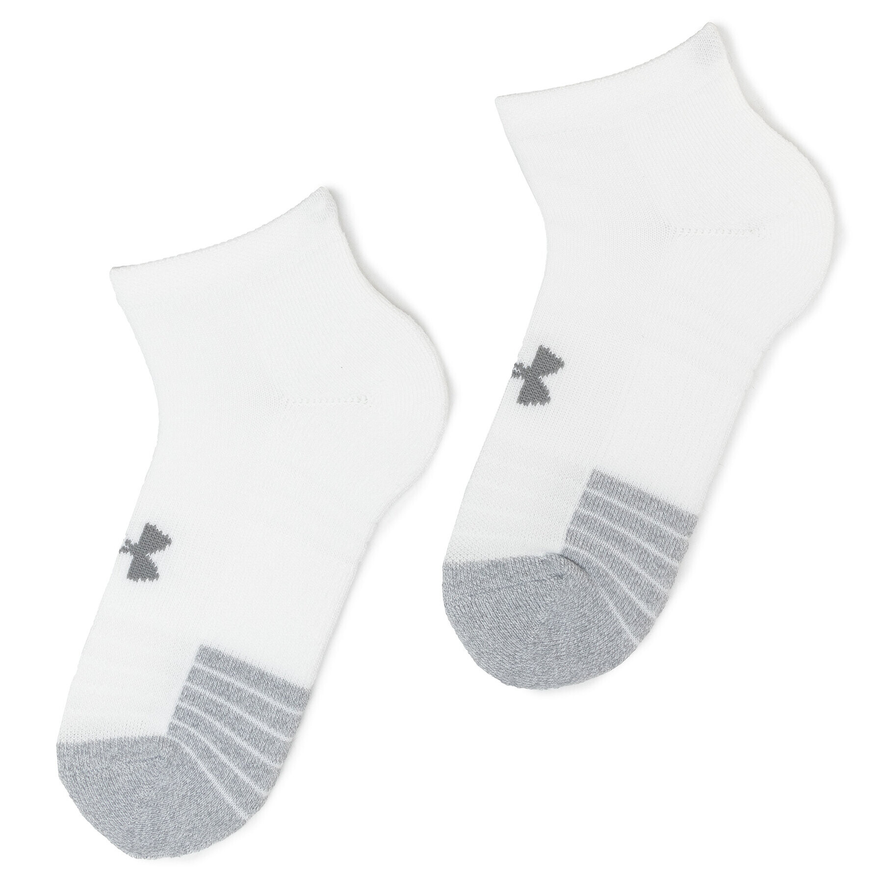 Under Armour Set de 3 perechi de șosete joase unisex Heatgear Lo Cut Sock 1346753-100 Alb - Pled.ro