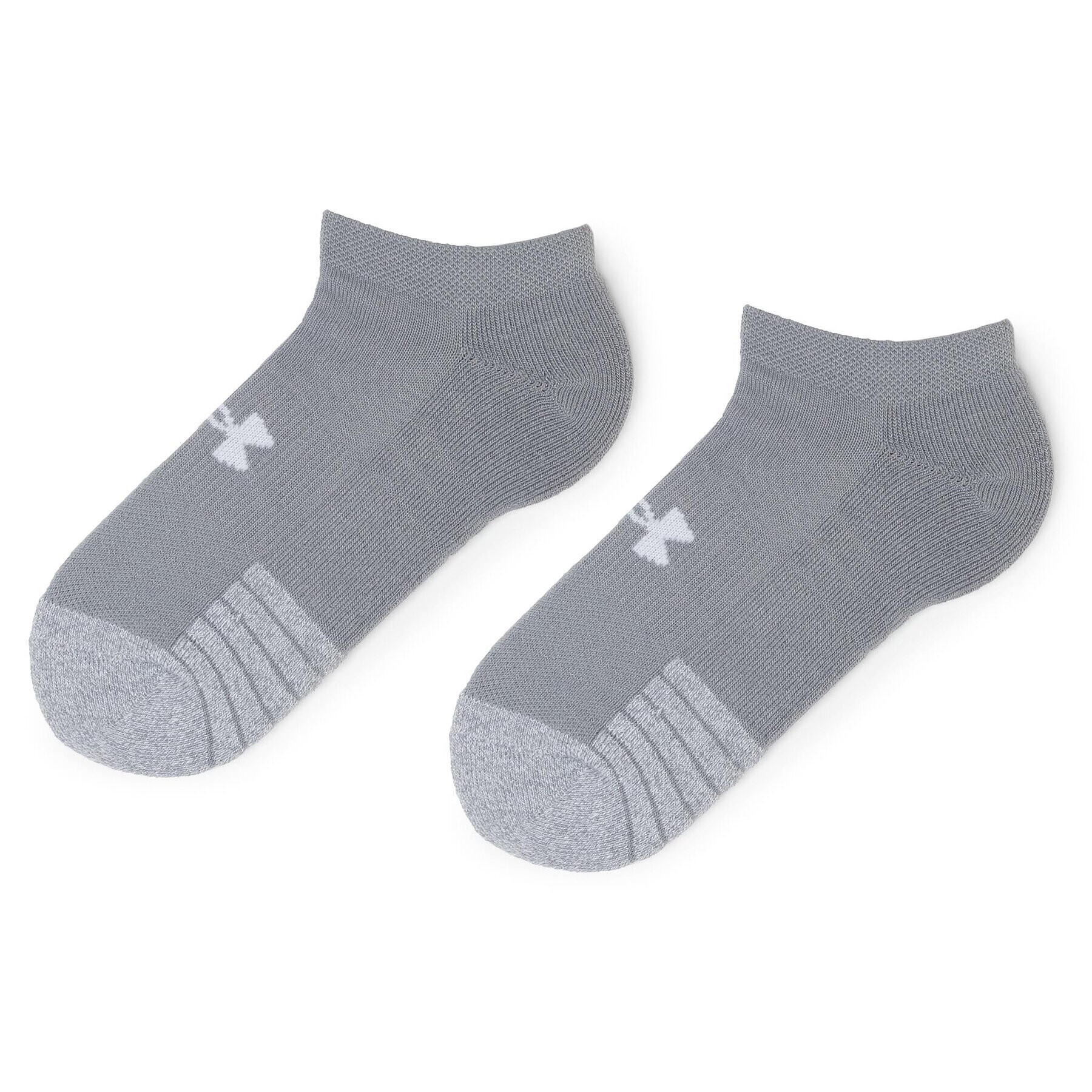 Under Armour Set de 3 perechi de șosete joase unisex Heatgear No Show Sock 1346755-035 Gri - Pled.ro