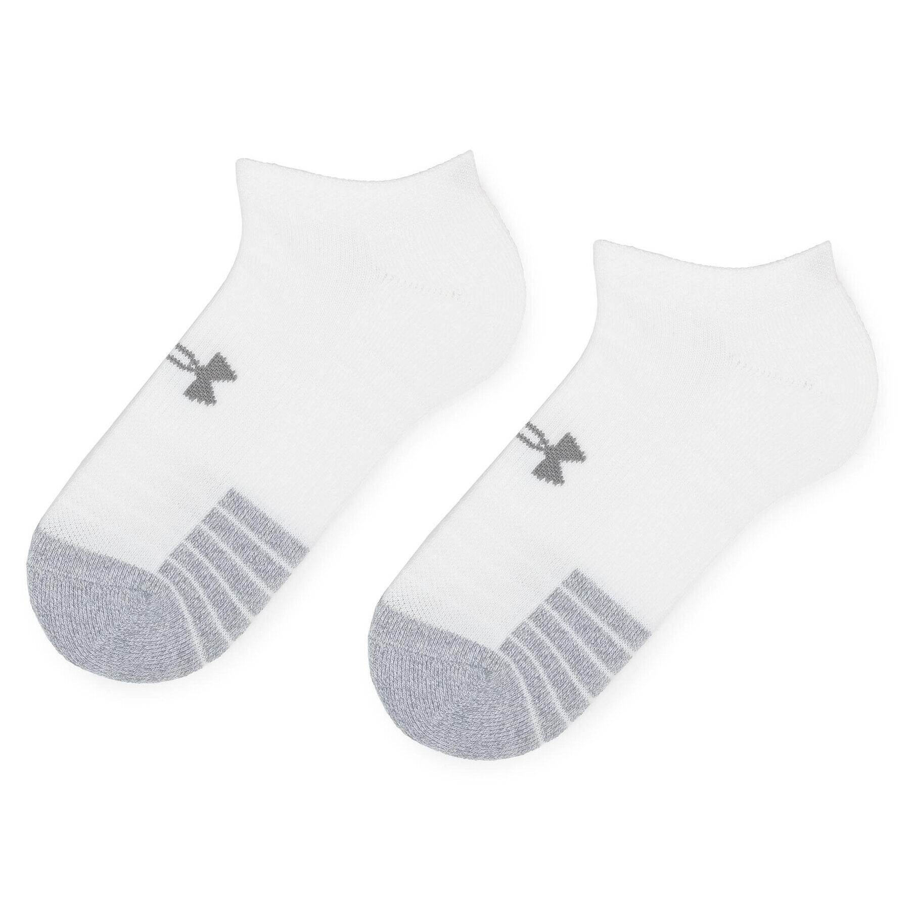 Under Armour Set de 3 perechi de șosete joase unisex Heatgear No Show Sock 1346755-035 Gri - Pled.ro