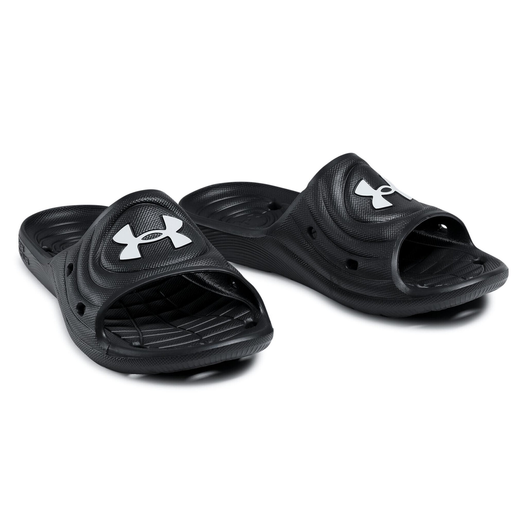 Under Armour Şlapi Ua M Locker IV Sl 3023758-001 Negru - Pled.ro