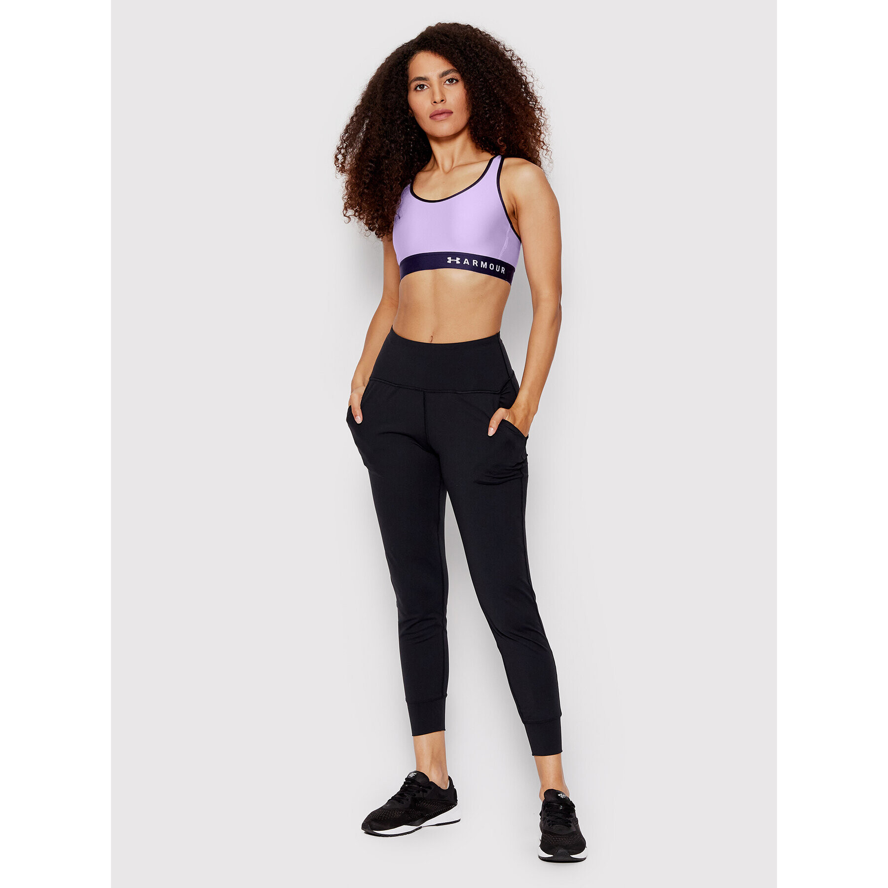 Under Armour Sutien sport Armour Mid 1307196 Violet - Pled.ro