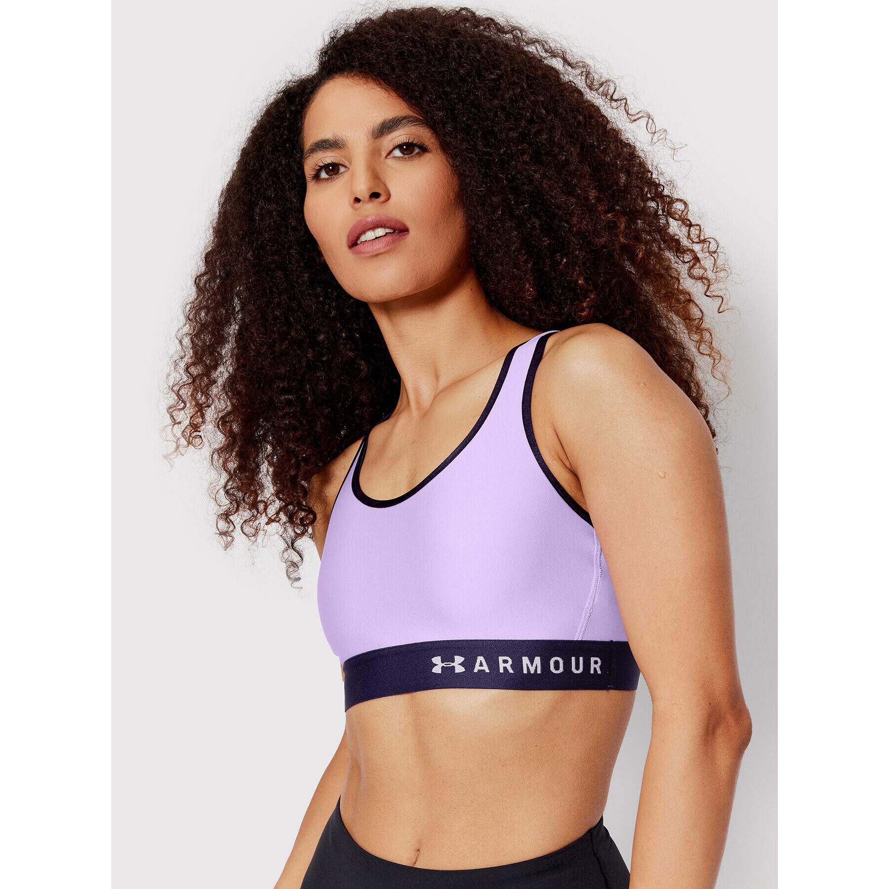 Under Armour Sutien sport Armour Mid 1307196 Violet - Pled.ro