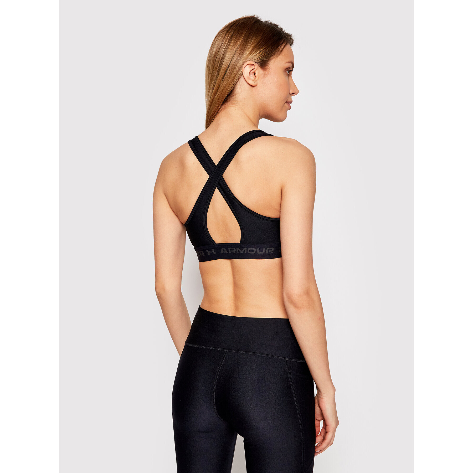 Under Armour Sutien sport Crossback 1361034 Negru - Pled.ro