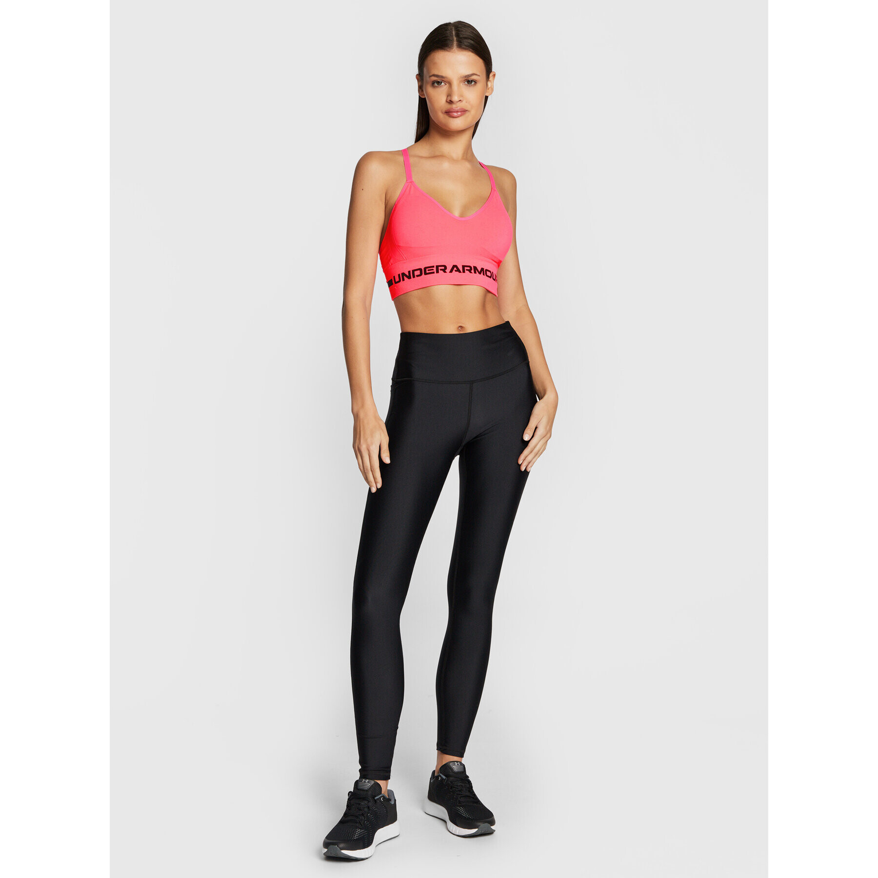 Under Armour Sutien sport Ua Seamless 1357232 Roz - Pled.ro