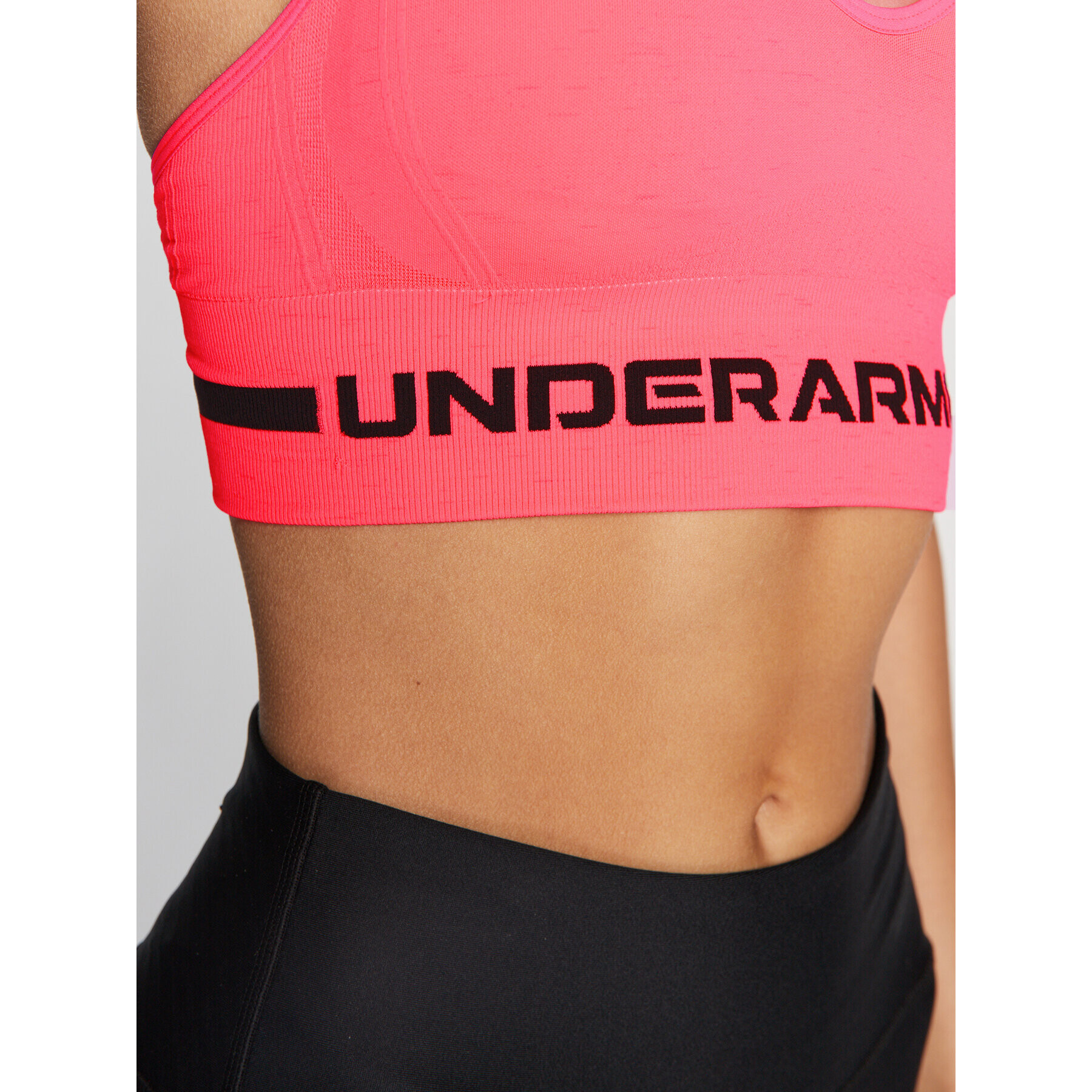 Under Armour Sutien sport Ua Seamless 1357232 Roz - Pled.ro