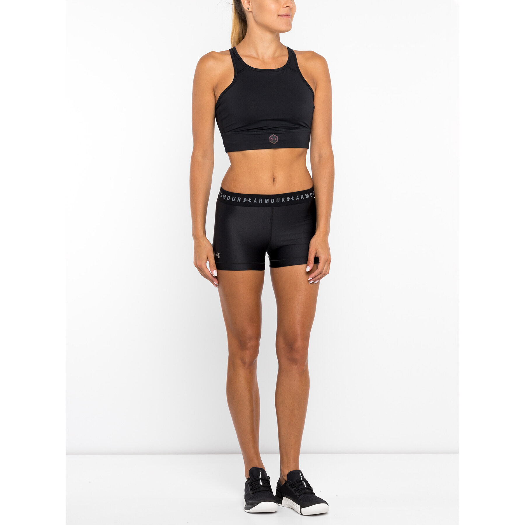 Under Armour Sutien top UA Rush 1332483 Negru - Pled.ro