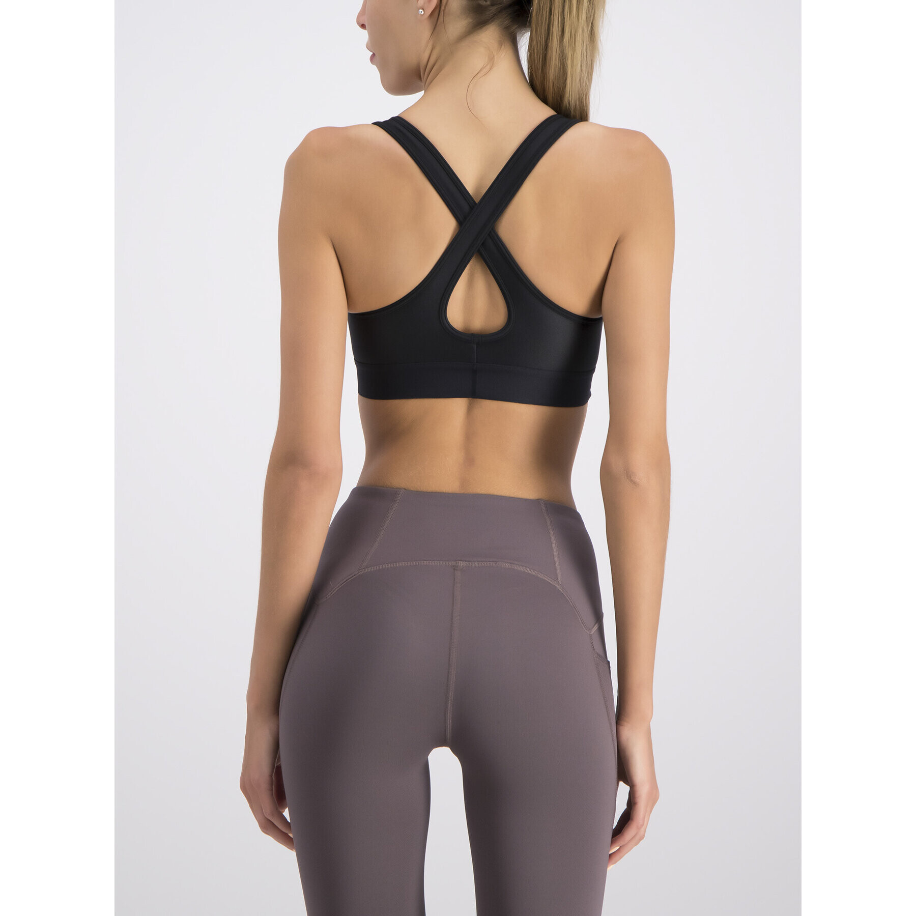 Under Armour Sutien top Women's Armour® Mid Crossback 1307200 Negru - Pled.ro