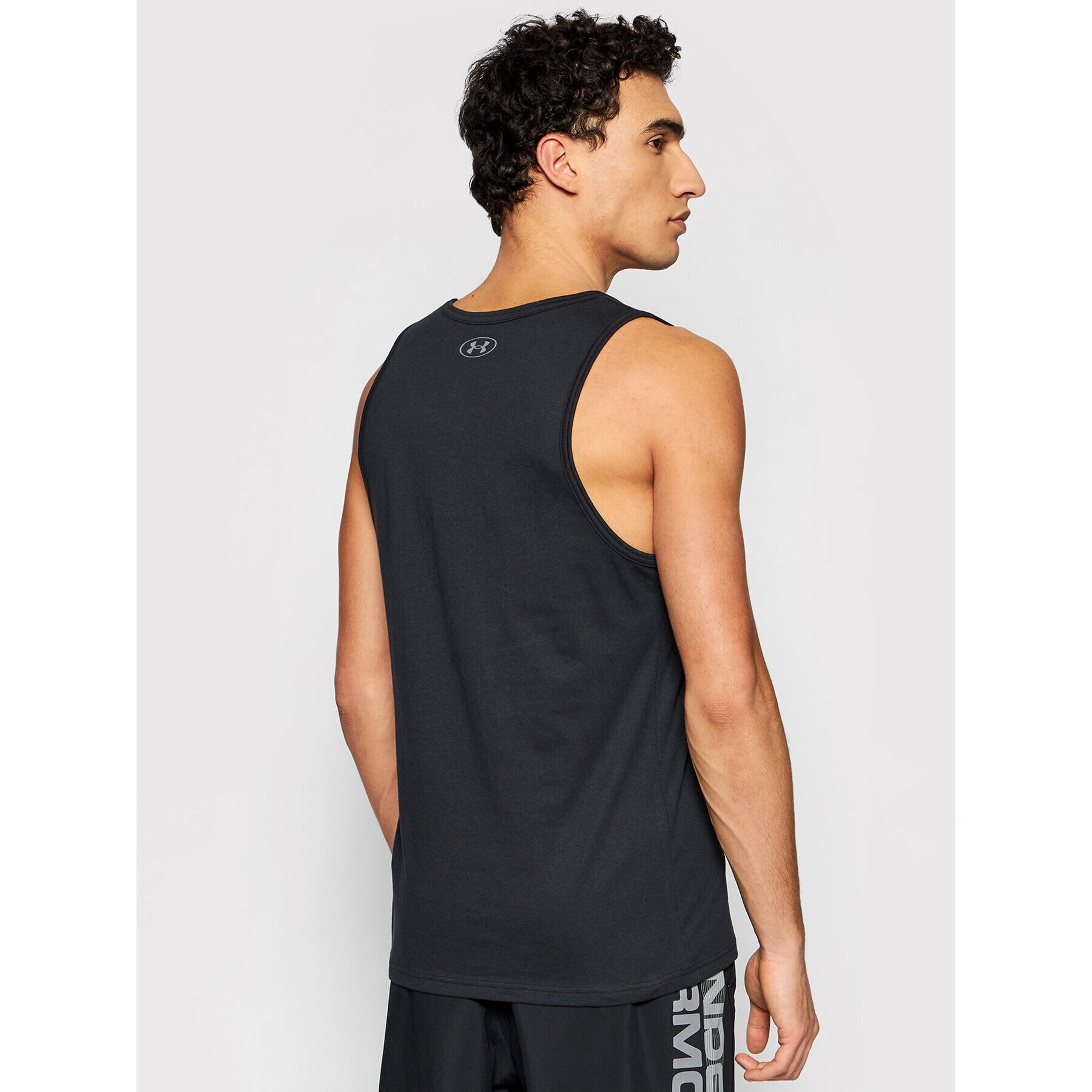 Under Armour Tank top UA Sportstyle Logo 1329589 Negru Regular Fit - Pled.ro