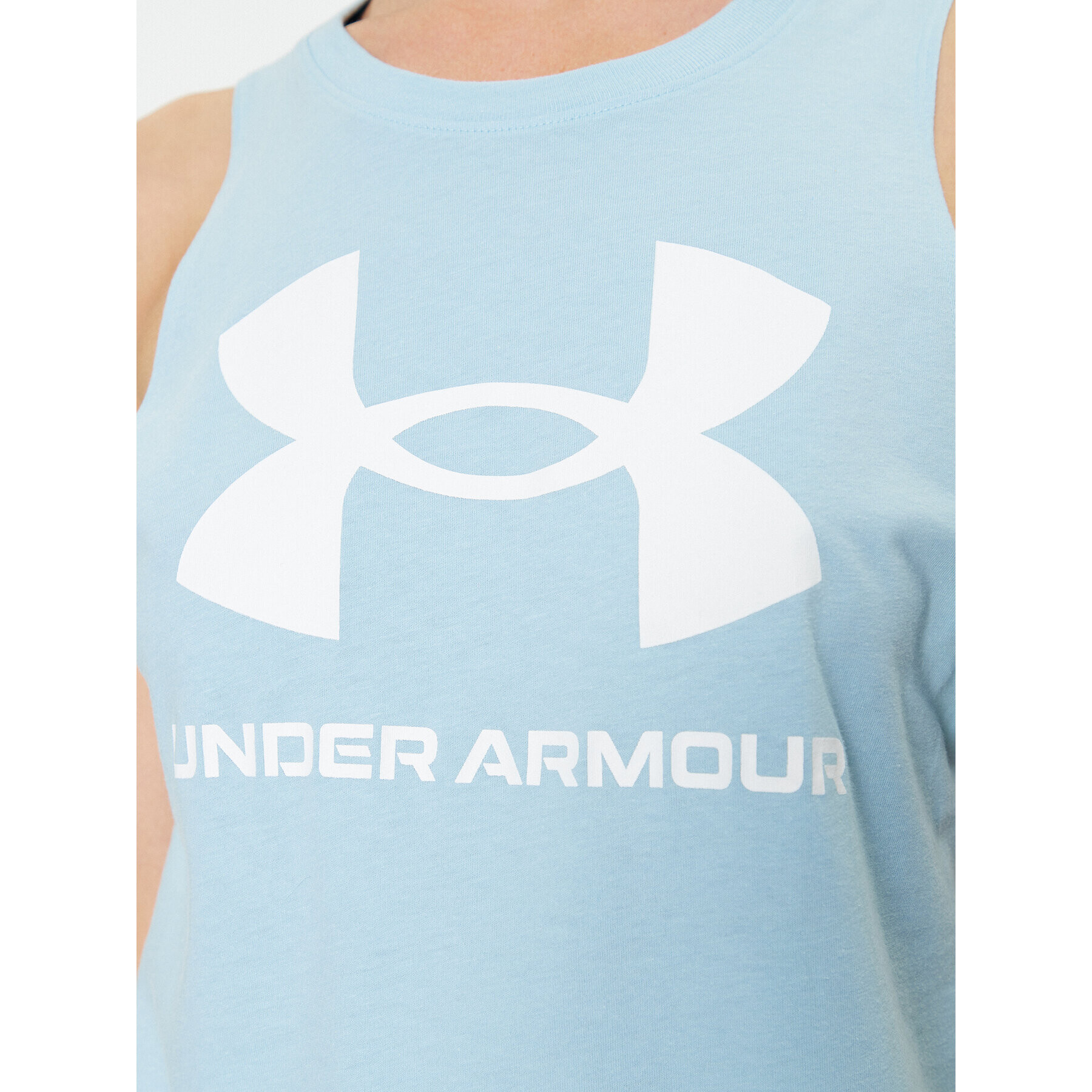 Under Armour Top Ua W Live Sportstyle Tank 1356297 Albastru Loose Fit - Pled.ro