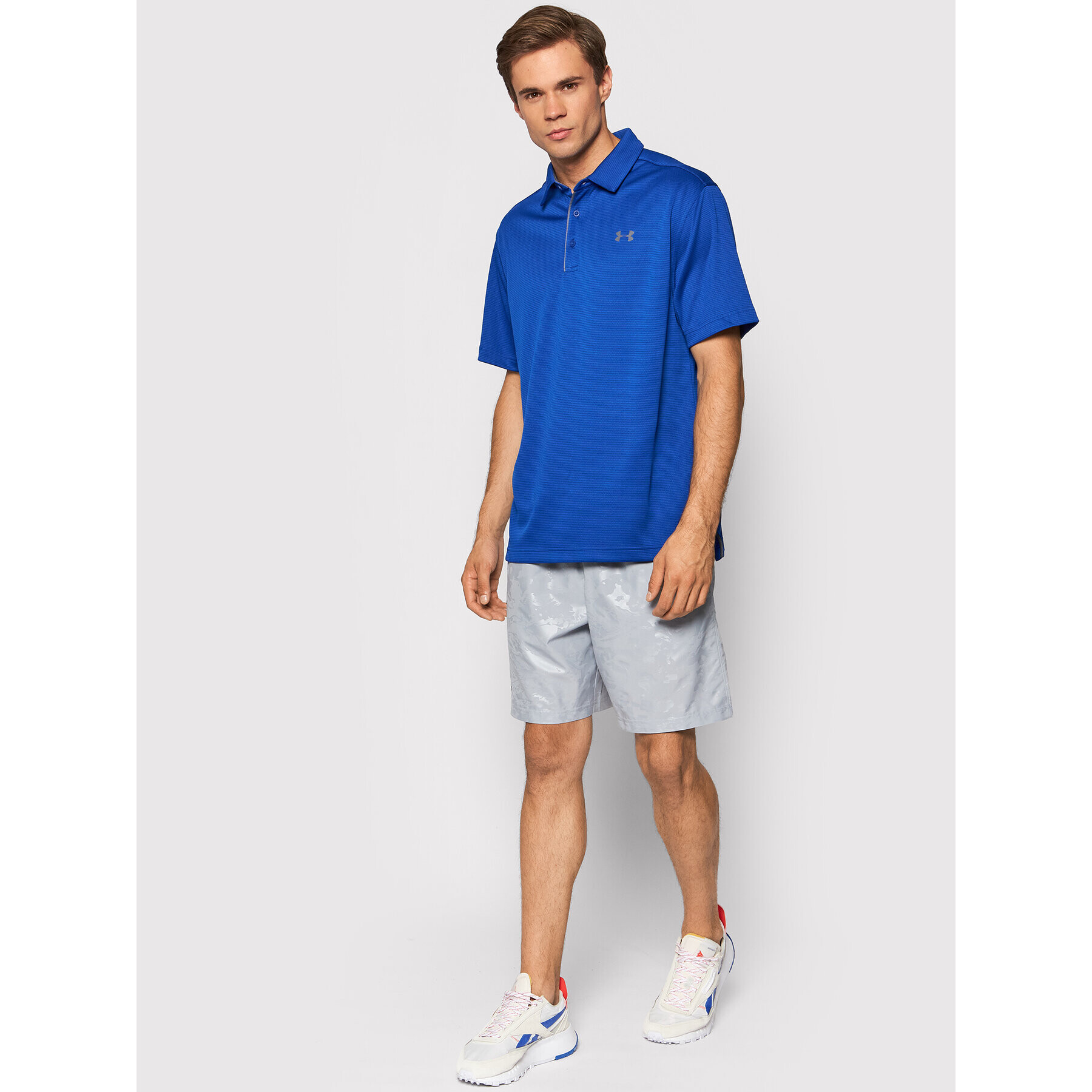 Under Armour Tricou polo Ua Tech 1290140 Albastru Loose Fit - Pled.ro