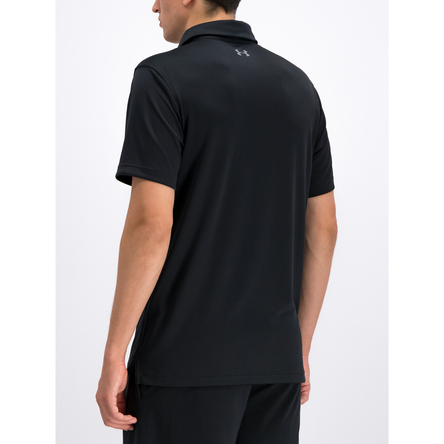 Under Armour Tricou polo UA Tech 1290140 Negru Loose Fit - Pled.ro