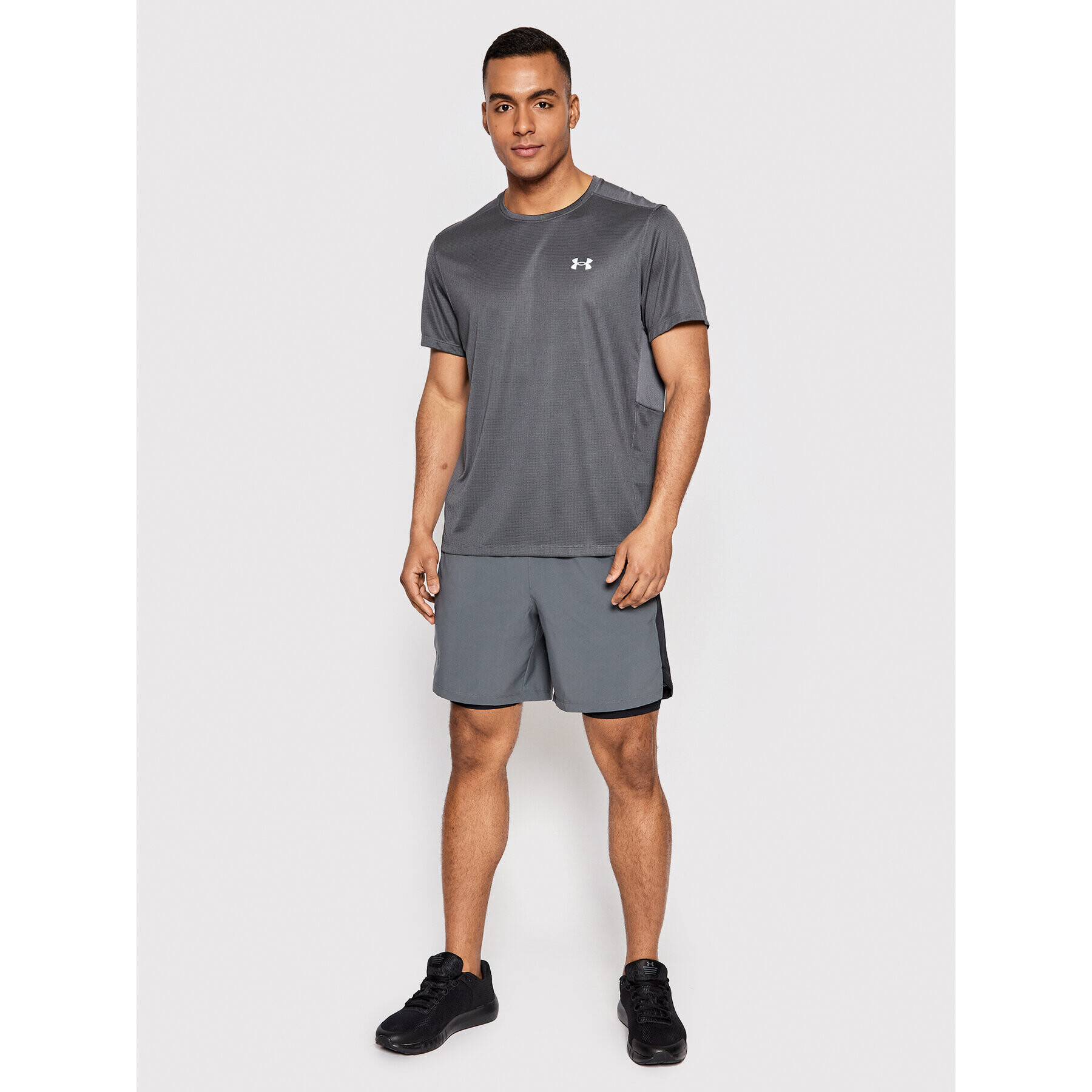 Under Armour Tricou Speed Strike 1369743 Gri Loose Fit - Pled.ro