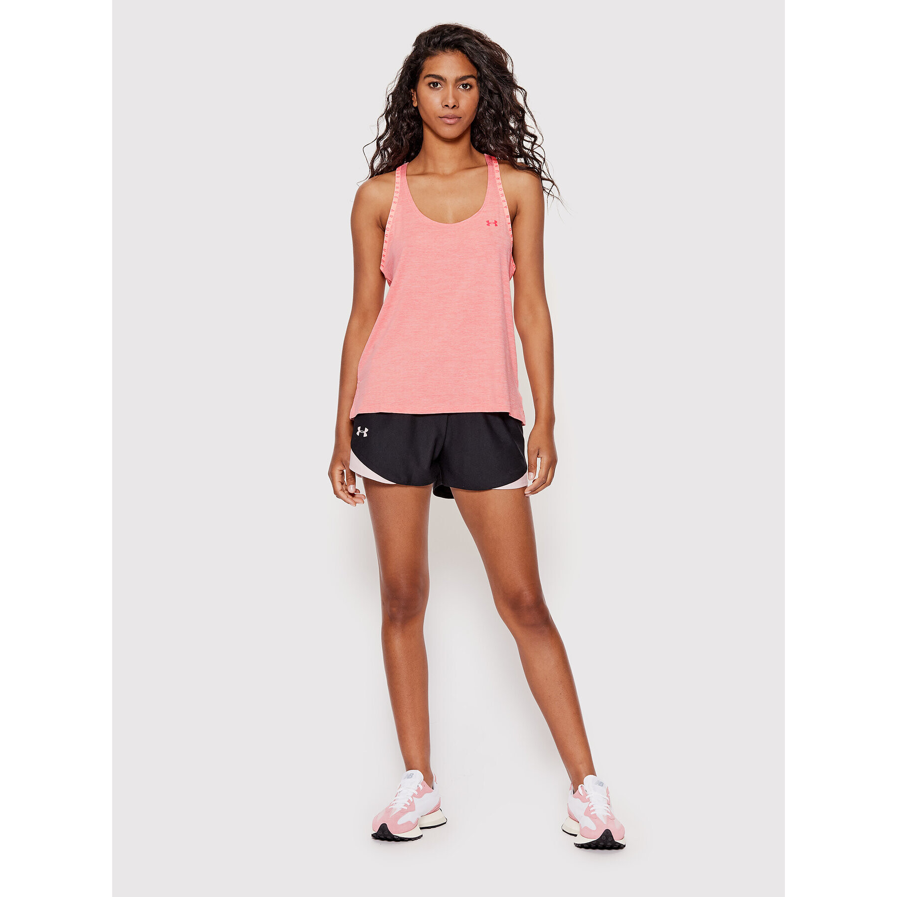 Under Armour Tricou tehnic Knockout 1360831 Roz Loose Fit - Pled.ro