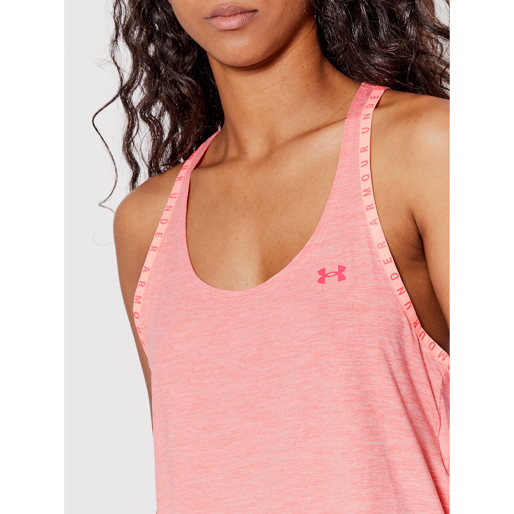 Under Armour Tricou tehnic Knockout 1360831 Roz Loose Fit - Pled.ro