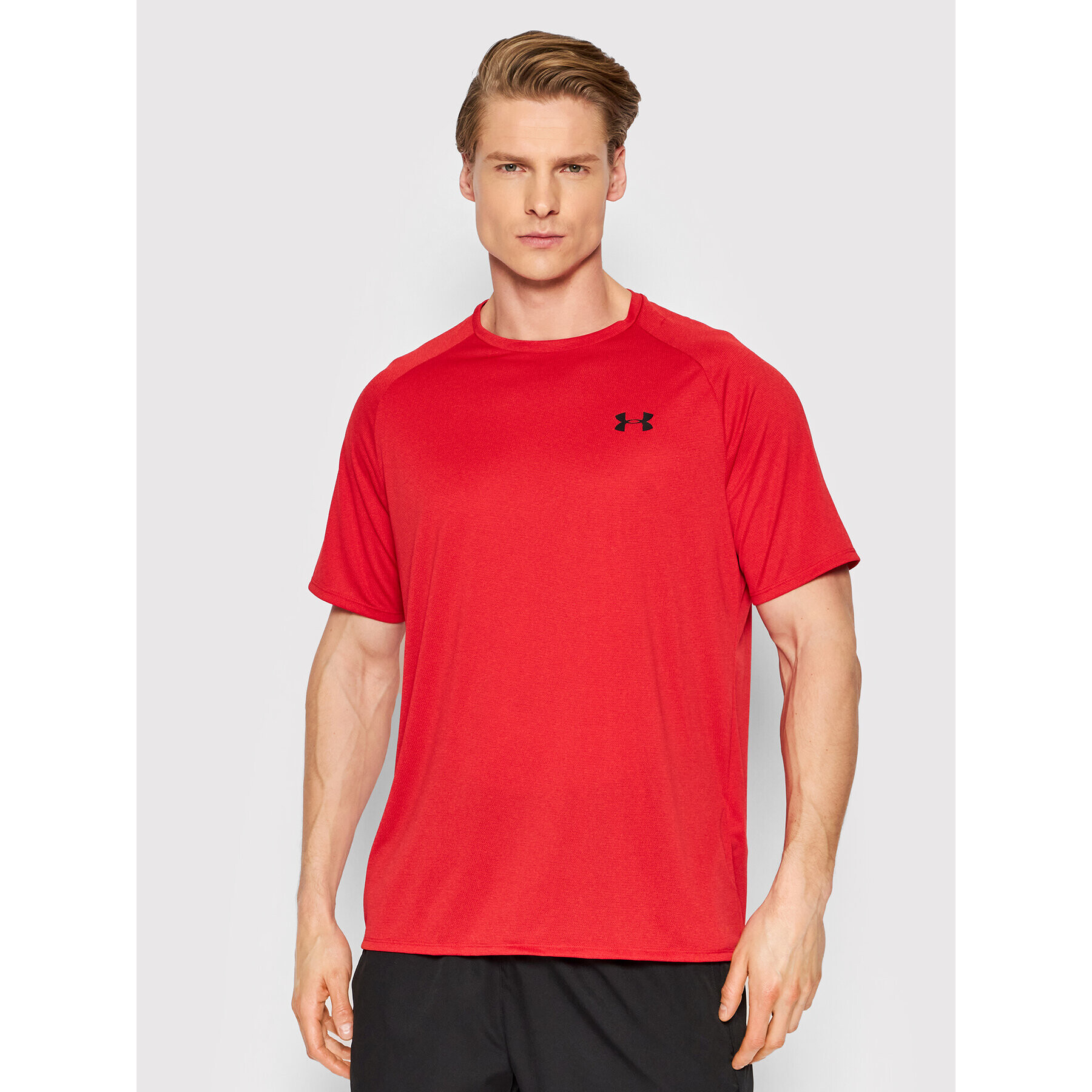 Under Armour Tricou tehnic Tech™ 2.0 1345317 Roșu Regular Fit - Pled.ro