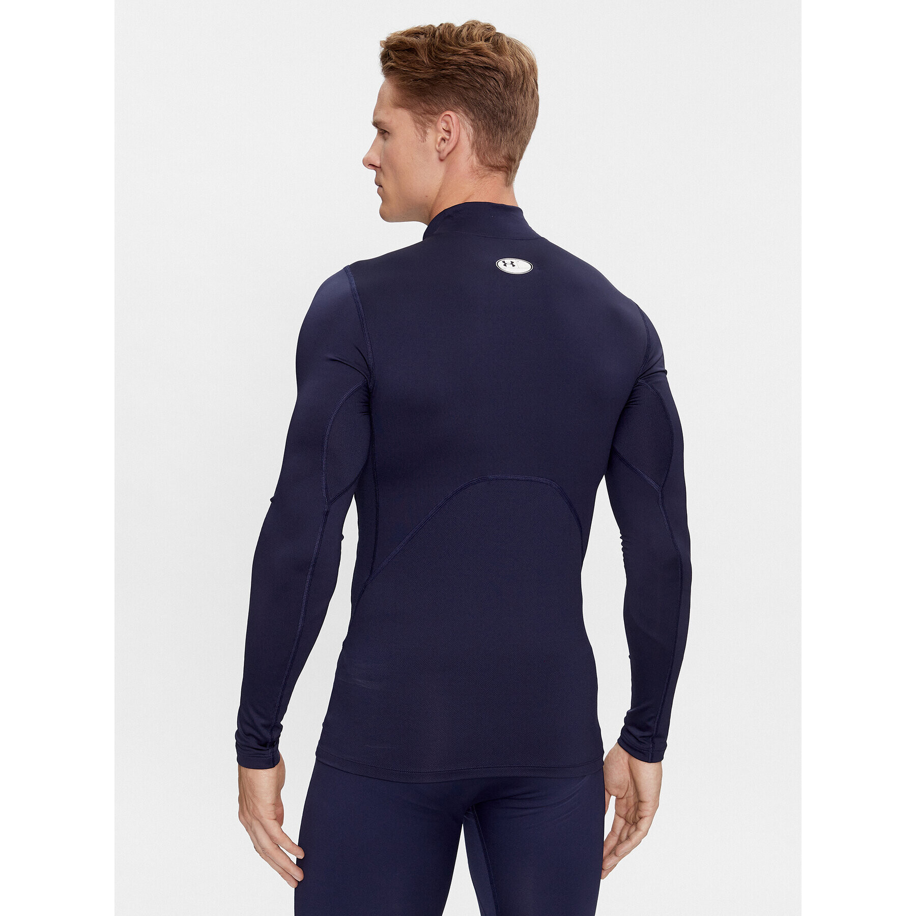 Under Armour Tricou tehnic Ua Cg Armour Comp Mock 1366072 Bleumarin Compression Fit - Pled.ro