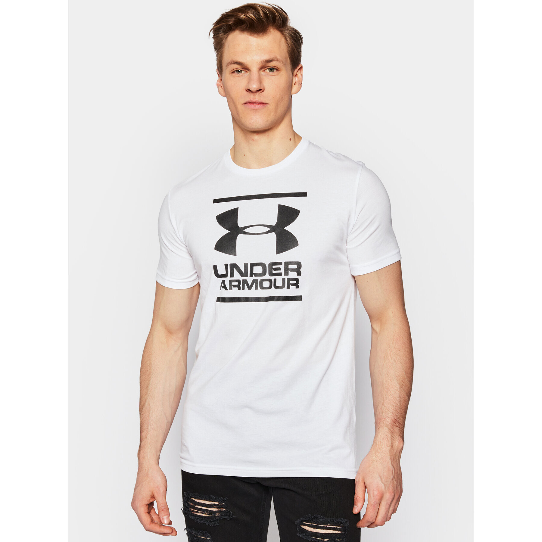 Under Armour Tricou tehnic Ua Gl Foundation 1326849 Alb Loose Fit - Pled.ro