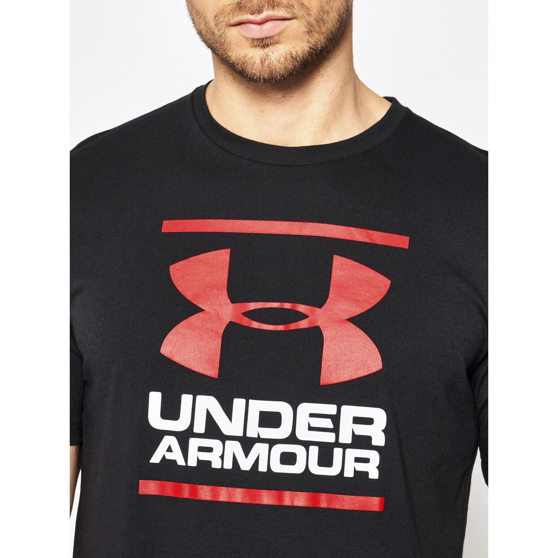 Under Armour Tricou tehnic Ua Gl Foundation 1326849 Negru Loose Fit - Pled.ro