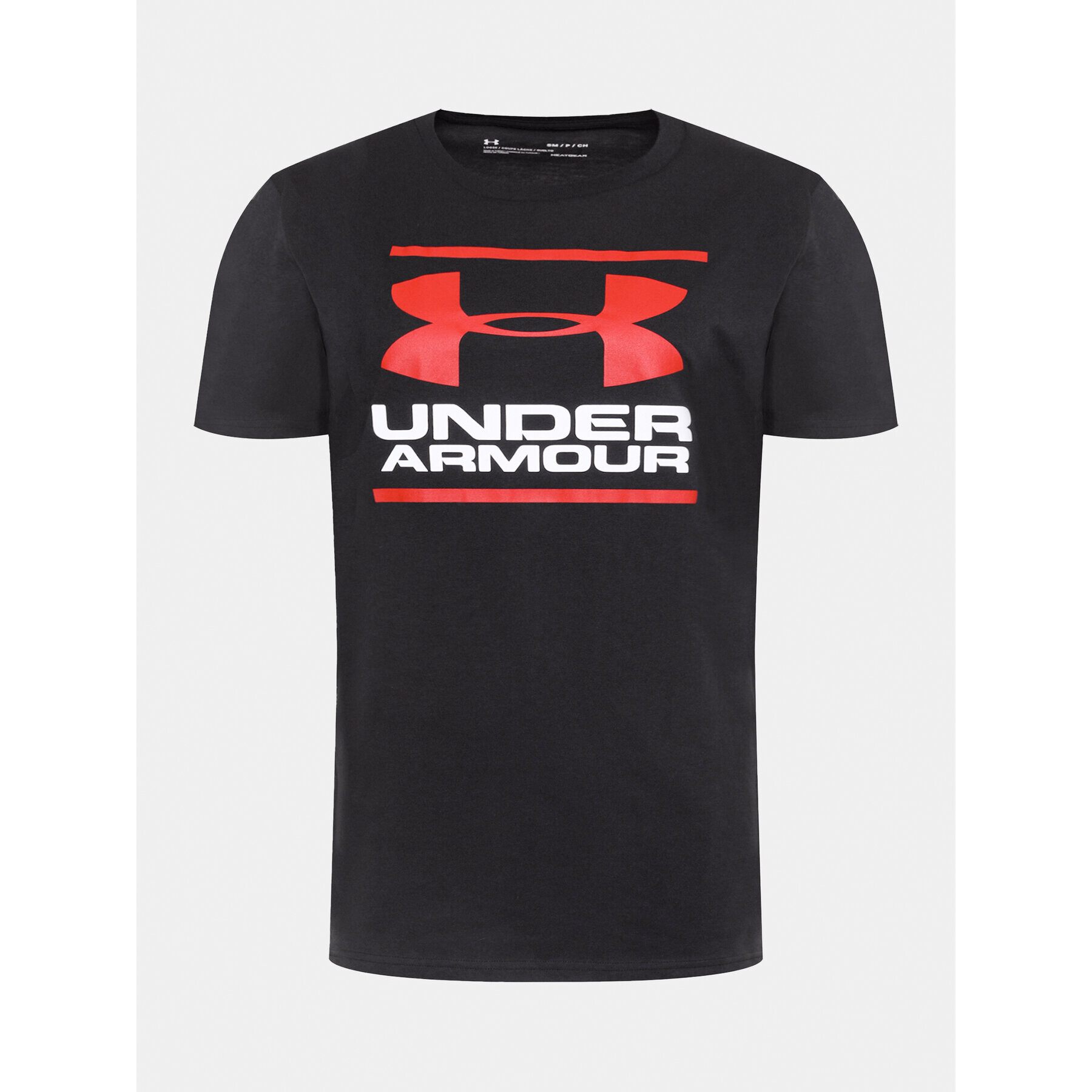 Under Armour Tricou tehnic Ua Gl Foundation 1326849 Negru Loose Fit - Pled.ro