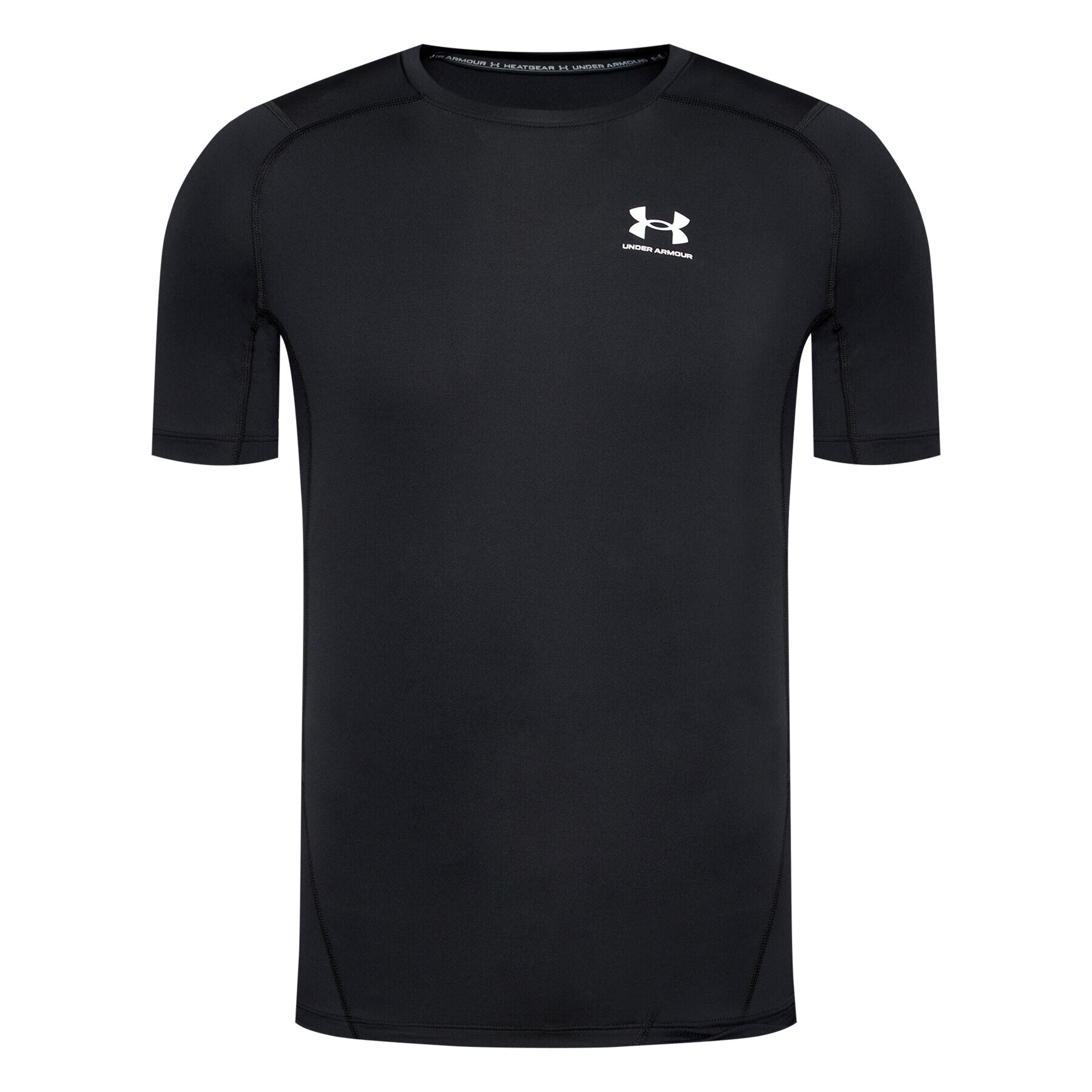 Under Armour Tricou tehnic Ua HeatGear 1361518 Negru Slim Fit - Pled.ro