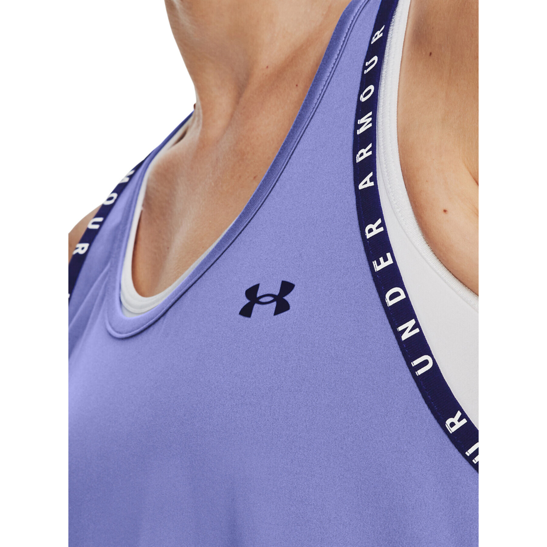 Under Armour Tricou tehnic UA Knockout Tank 1351596 Violet Regular Fit - Pled.ro